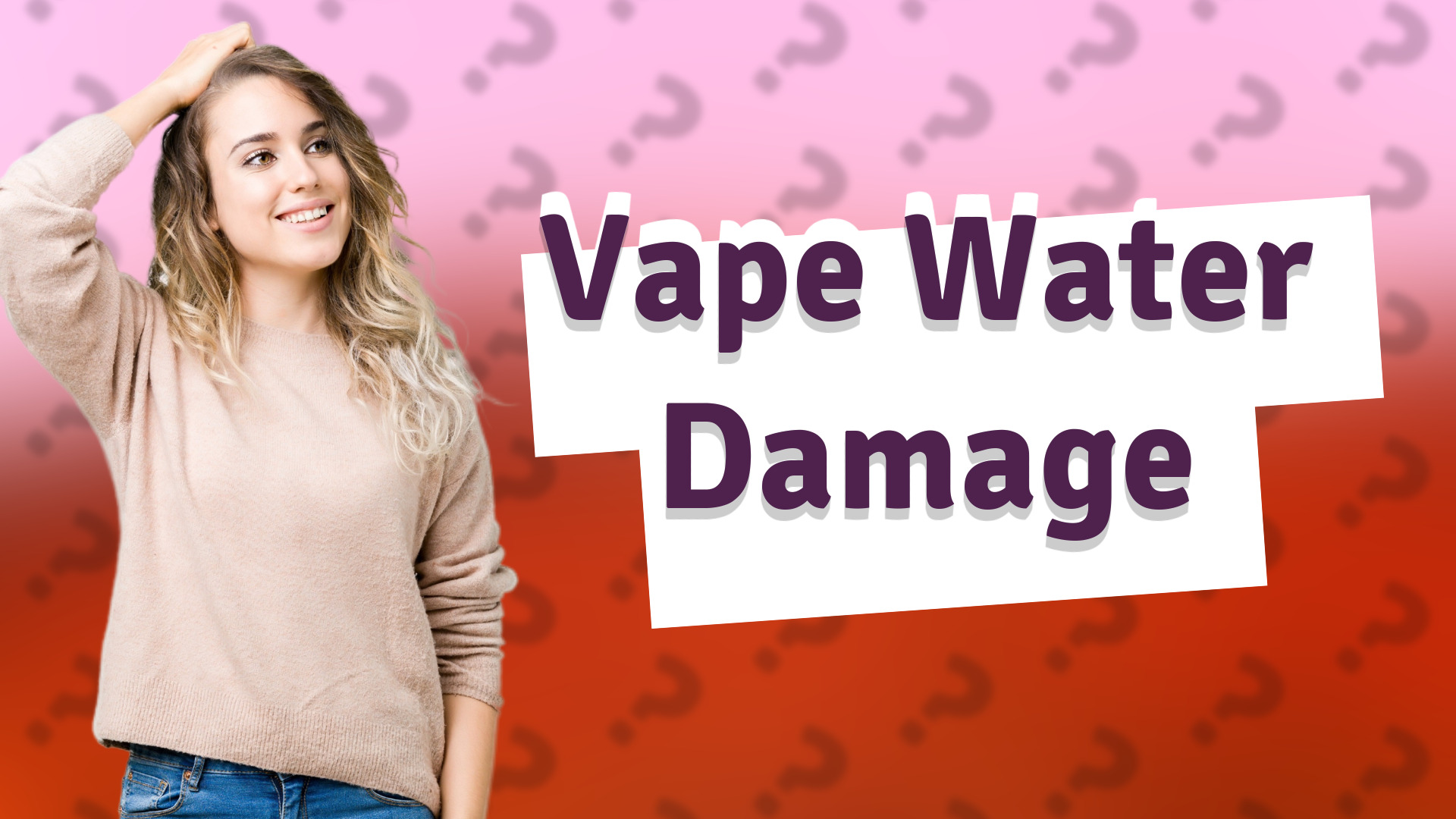 Vape Water Damage