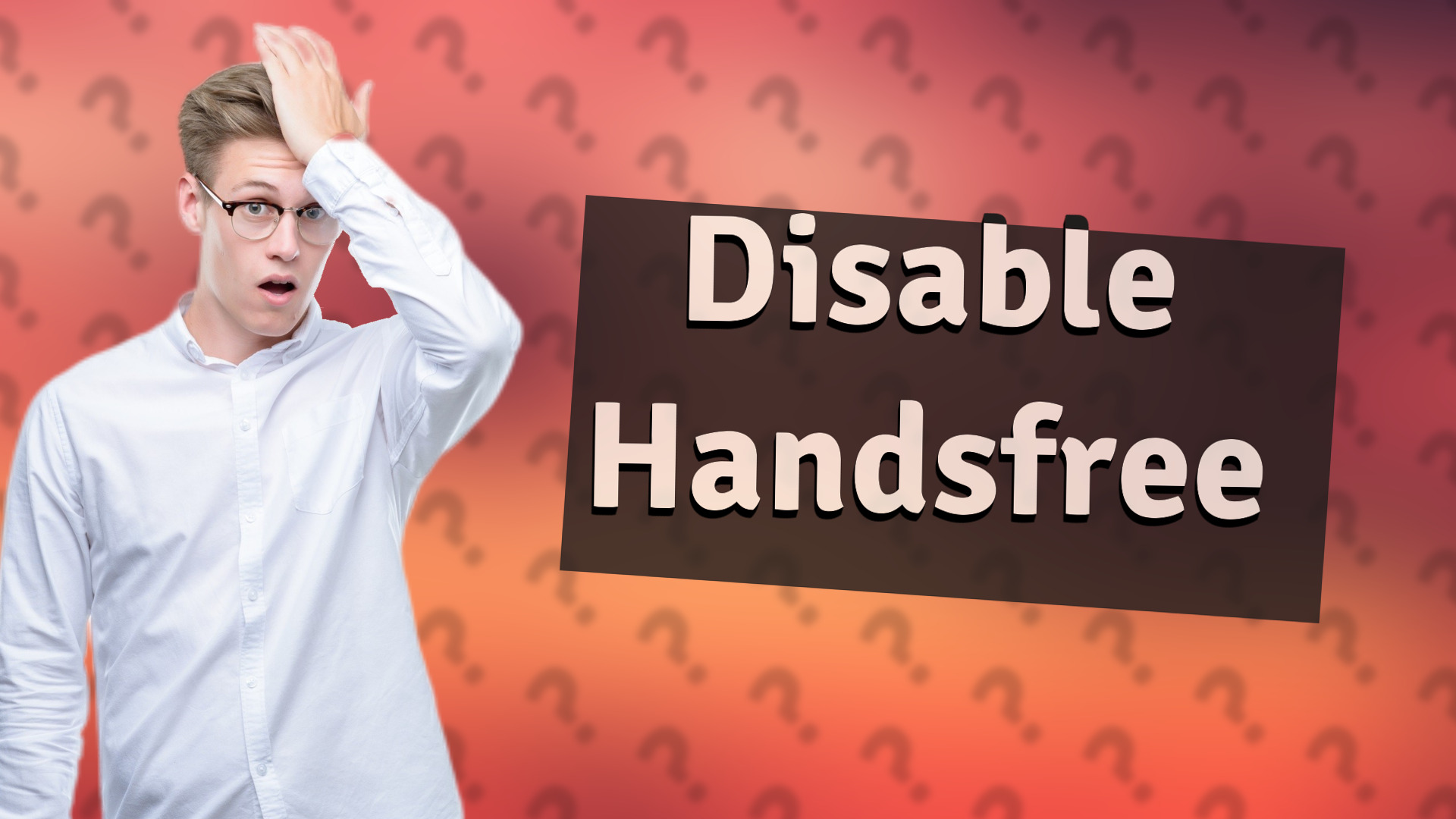 Disable Handsfree