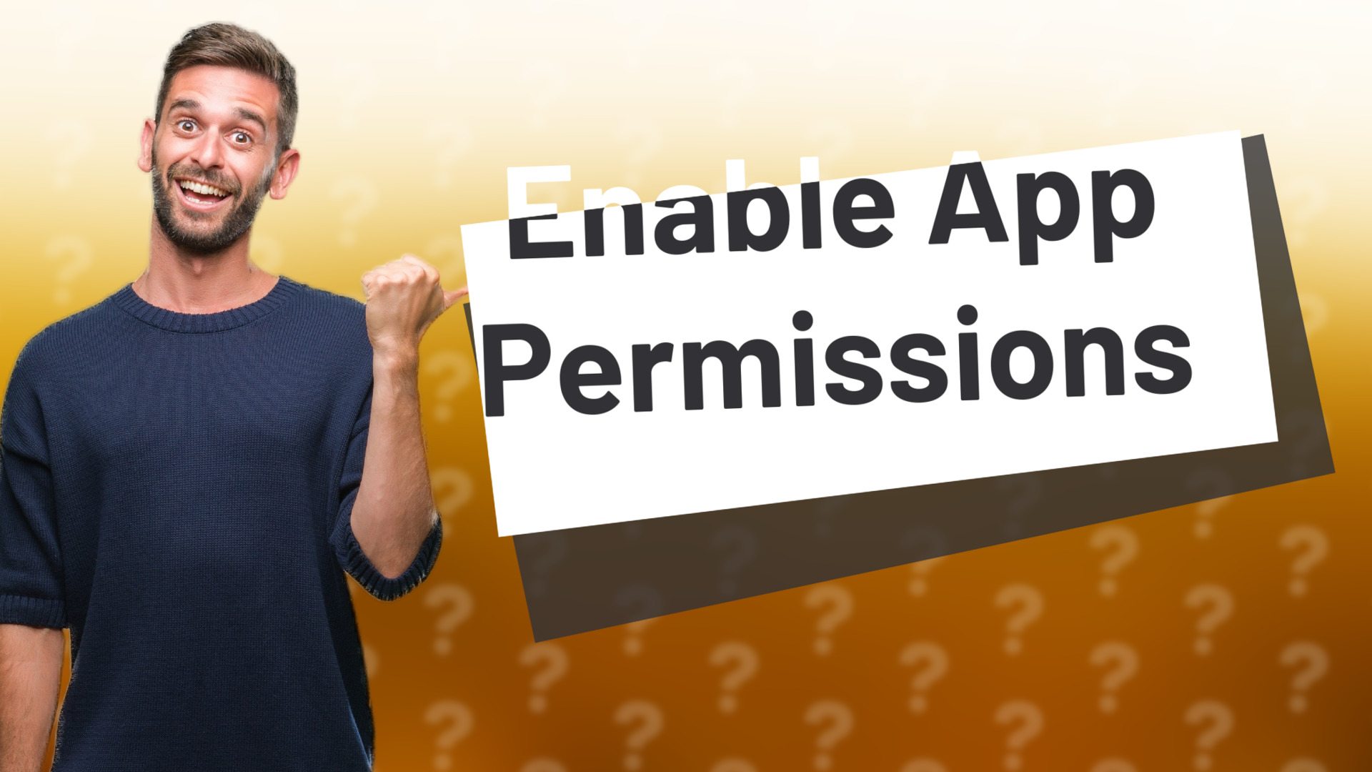 Enable App Permissions