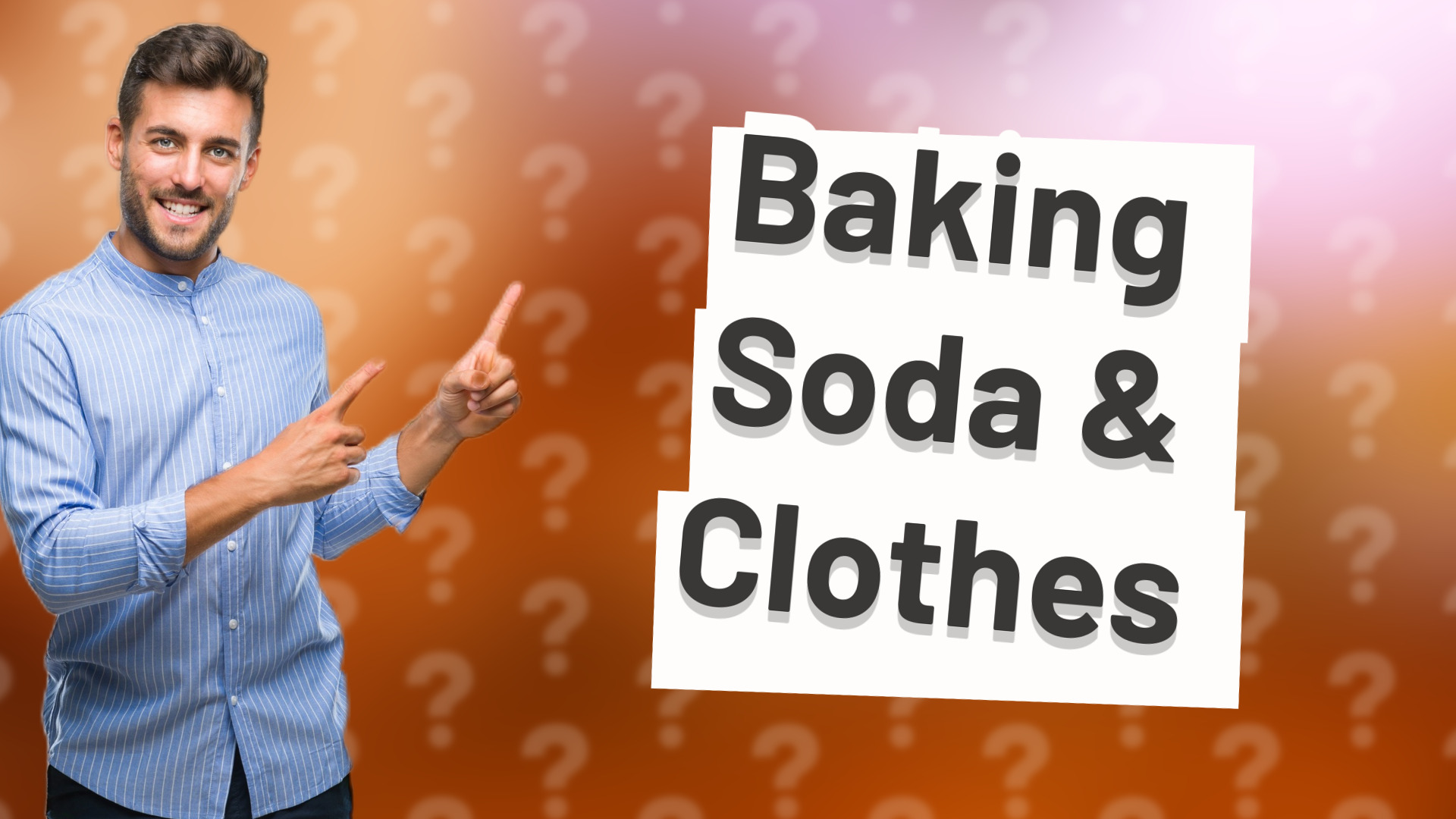 Baking Soda & Clothes