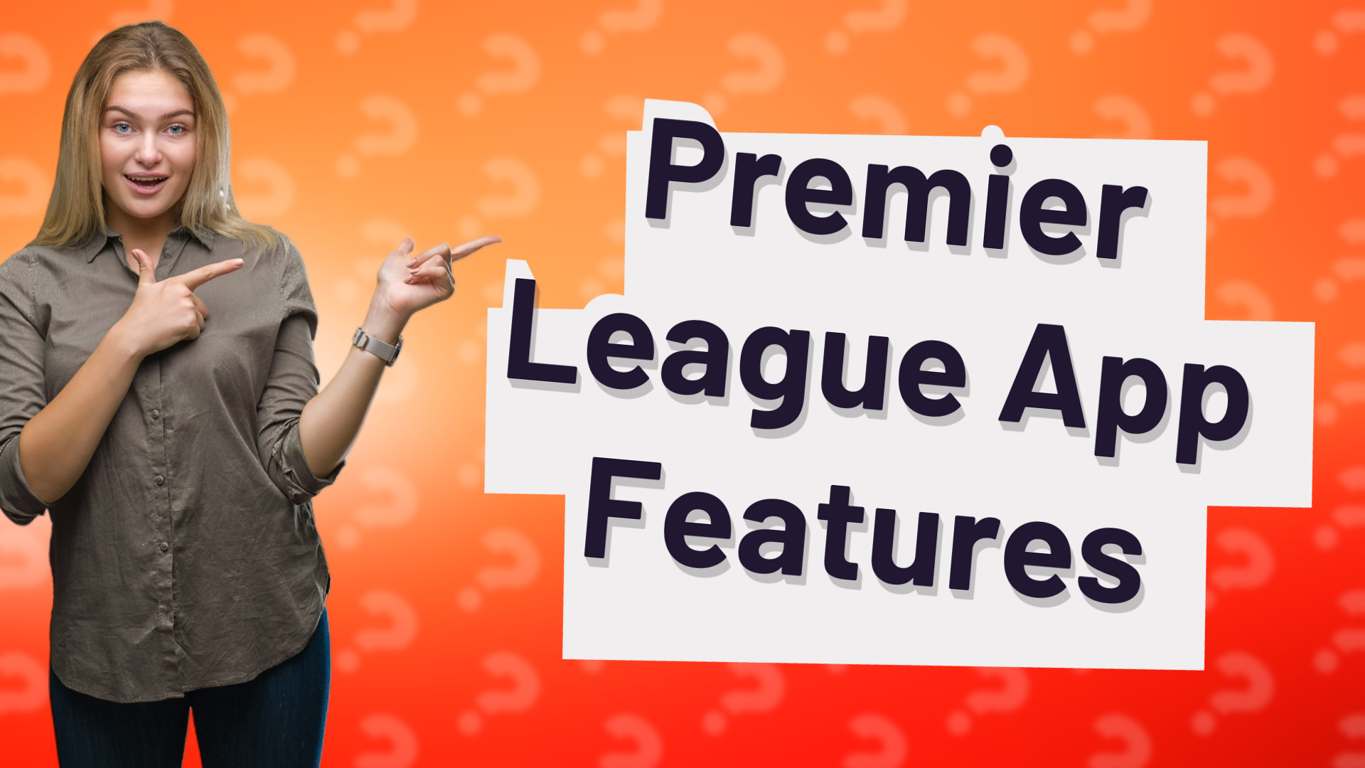 Premier League App Features