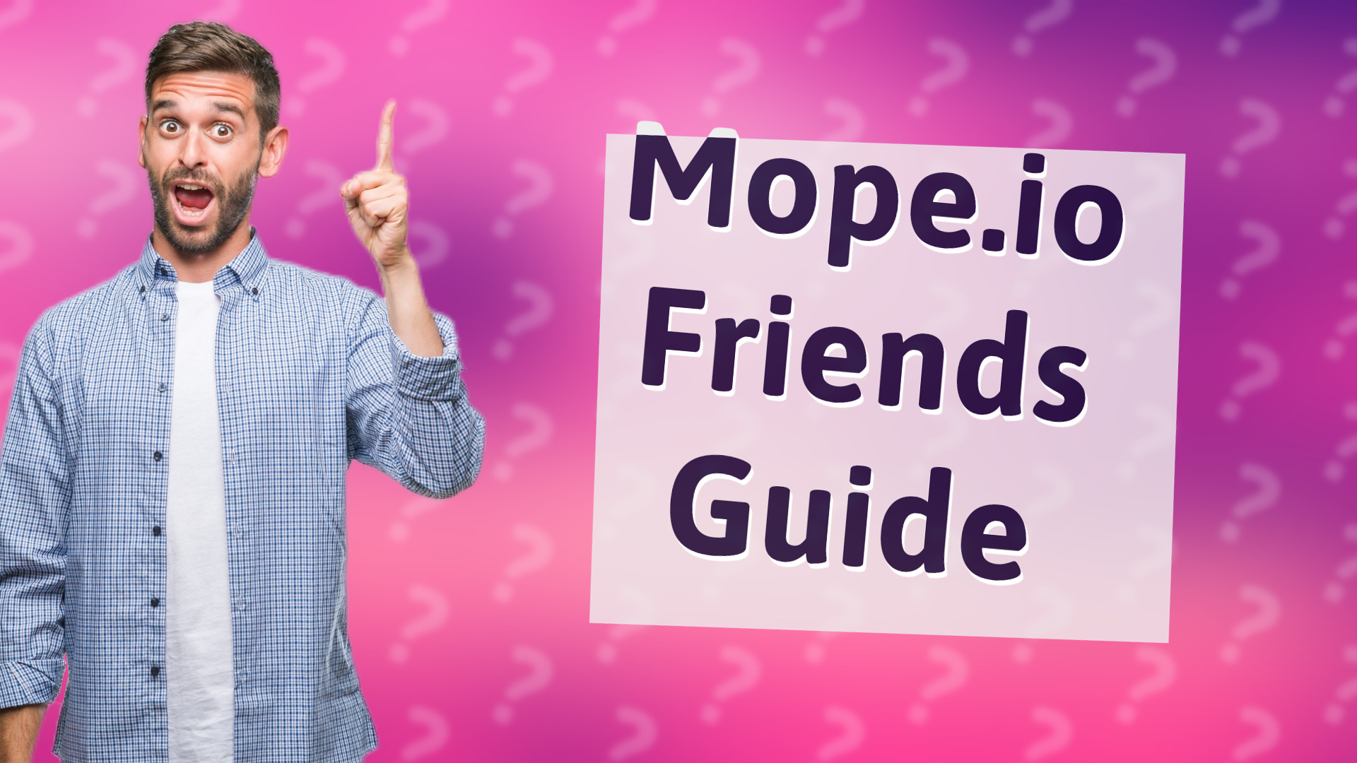 Mope.io Friends Guide