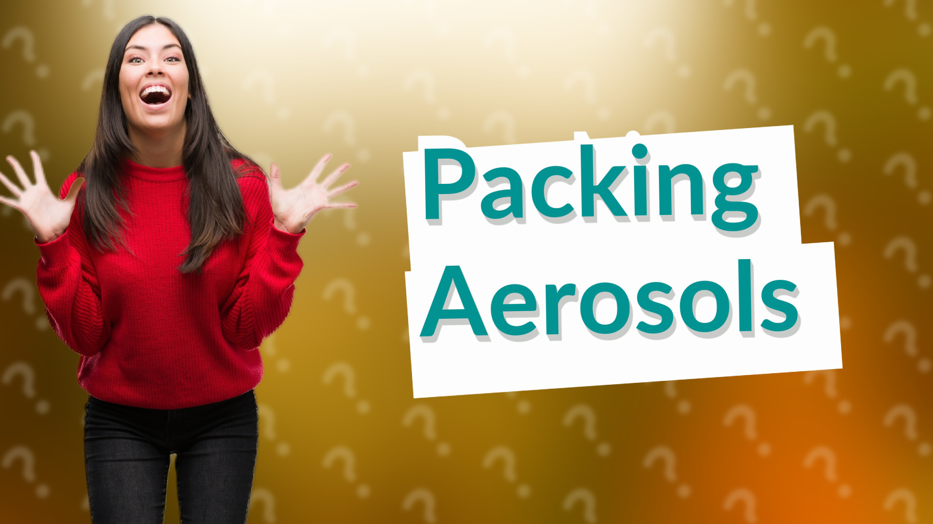 Packing Aerosols