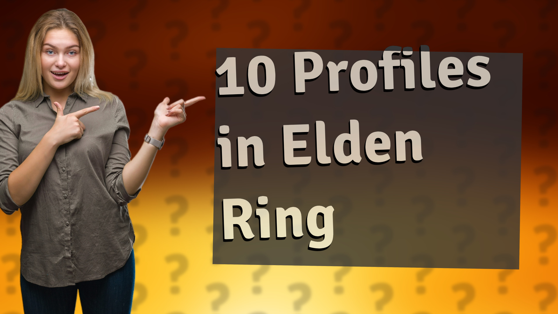 10 Profiles in Elden Ring