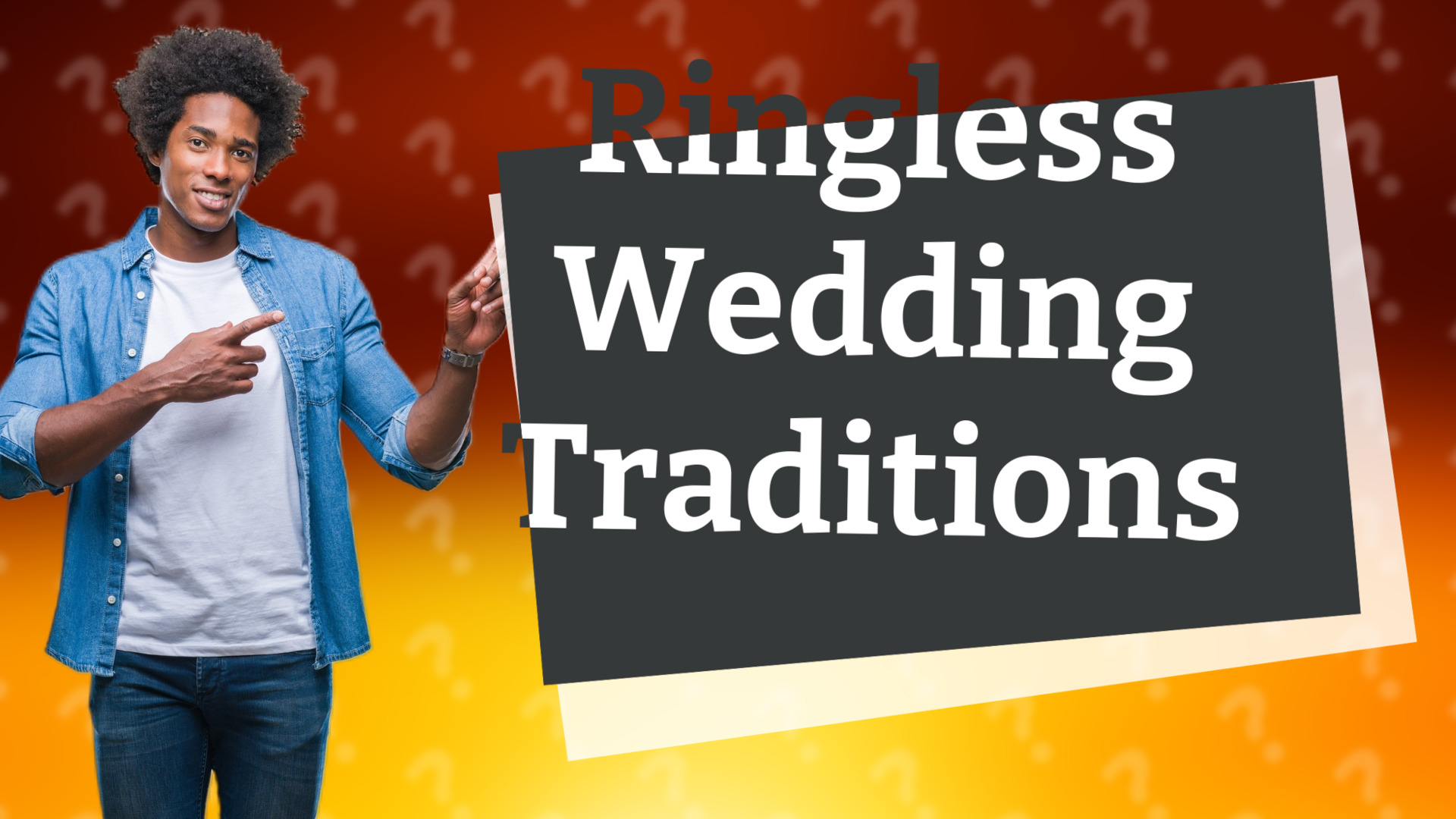 Ringless Wedding Traditions