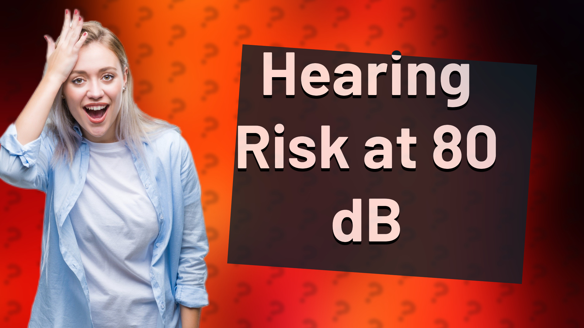 Hearing Risk at 80 dB