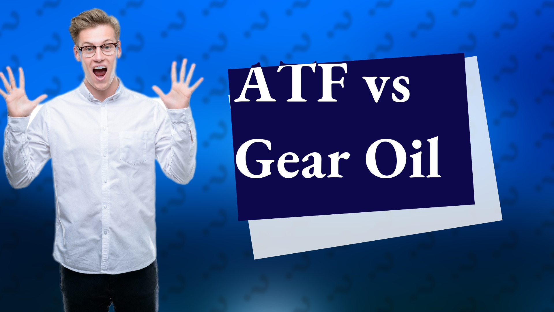 ATF vs Gear Oil