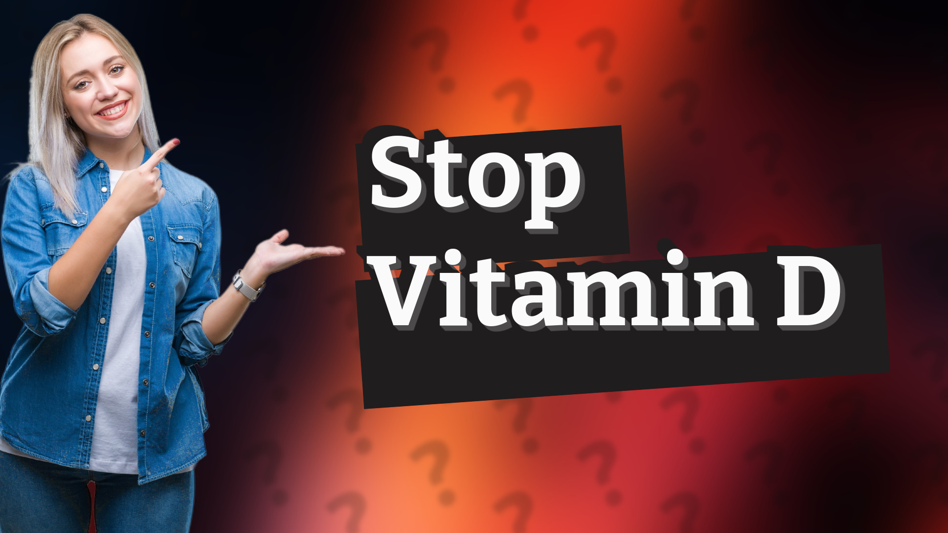 Stop Vitamin D