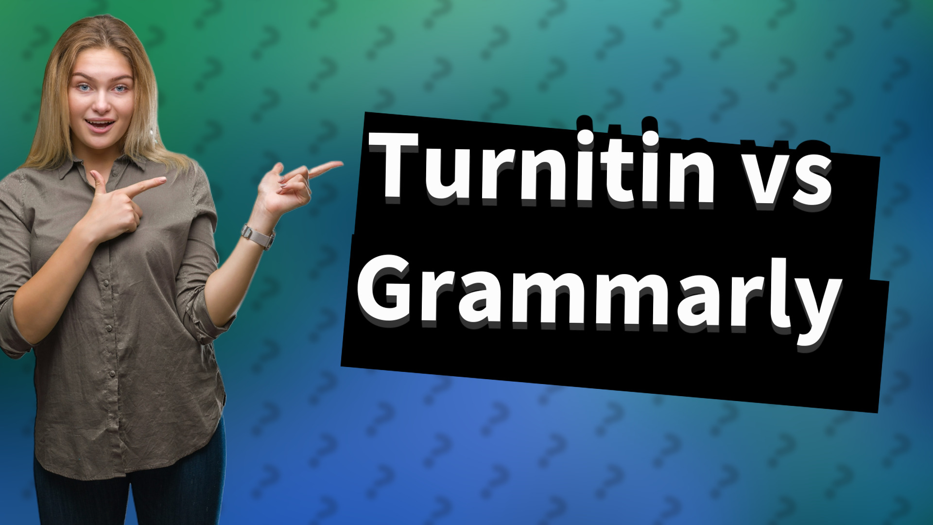 Turnitin vs Grammarly