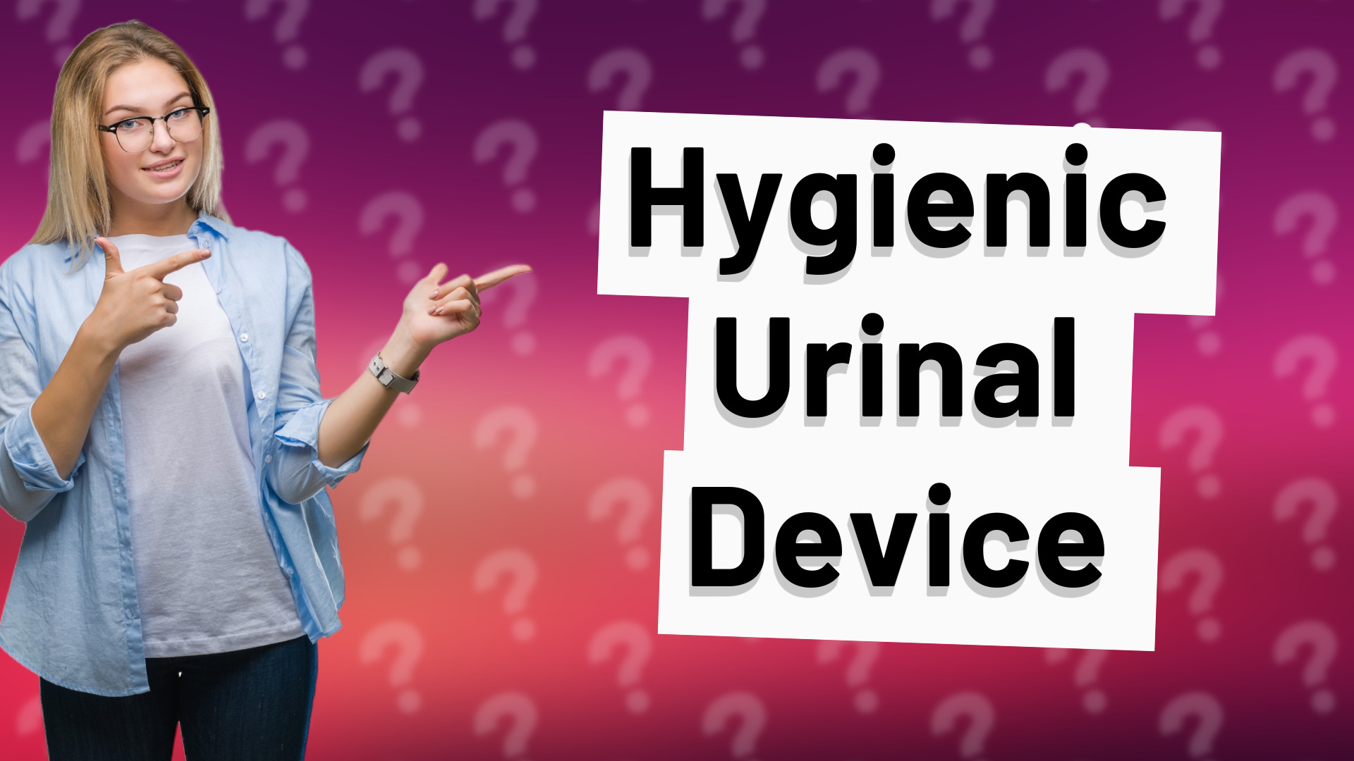 Hygienic Urinal Device
