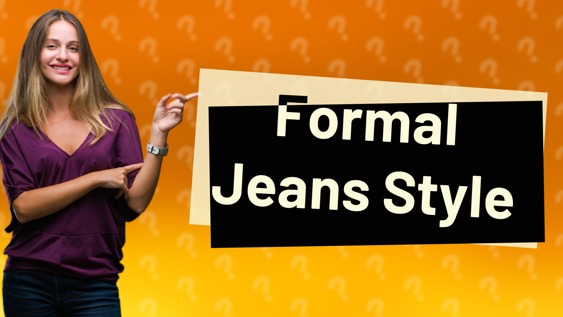 Formal Jeans Style