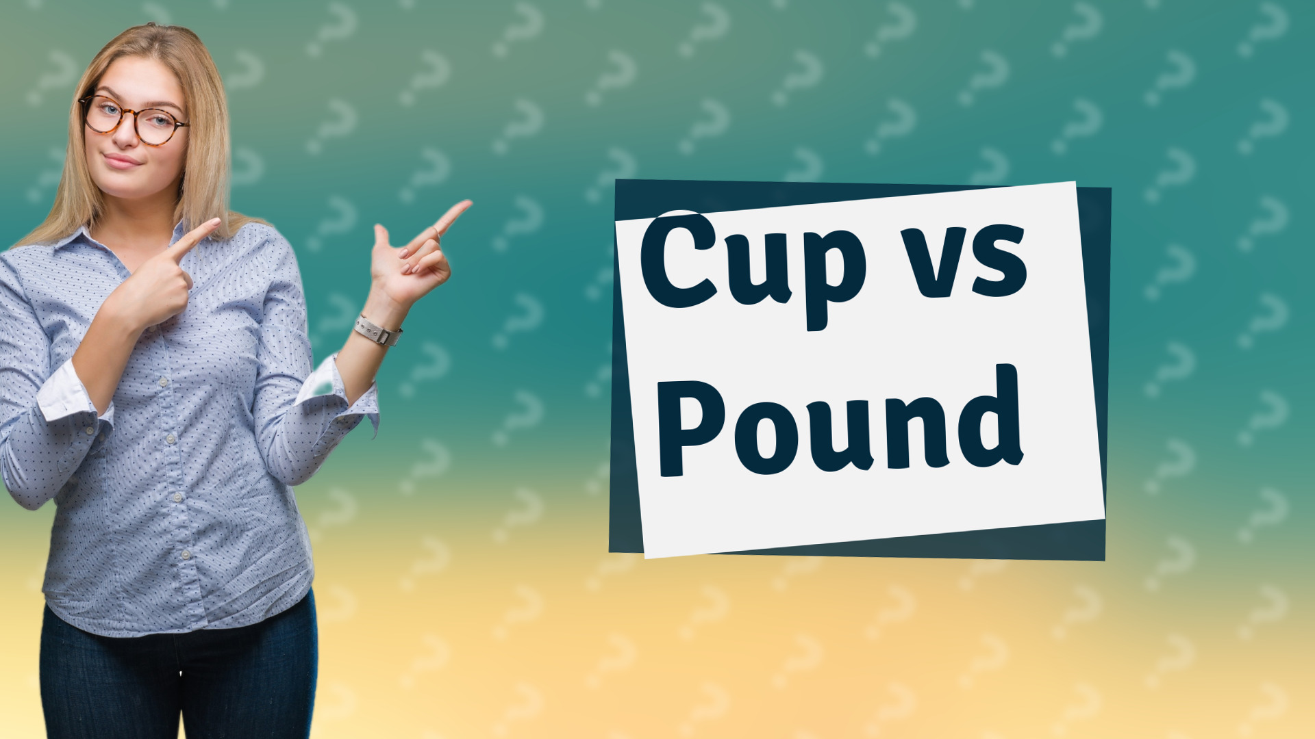 Cup vs Pound