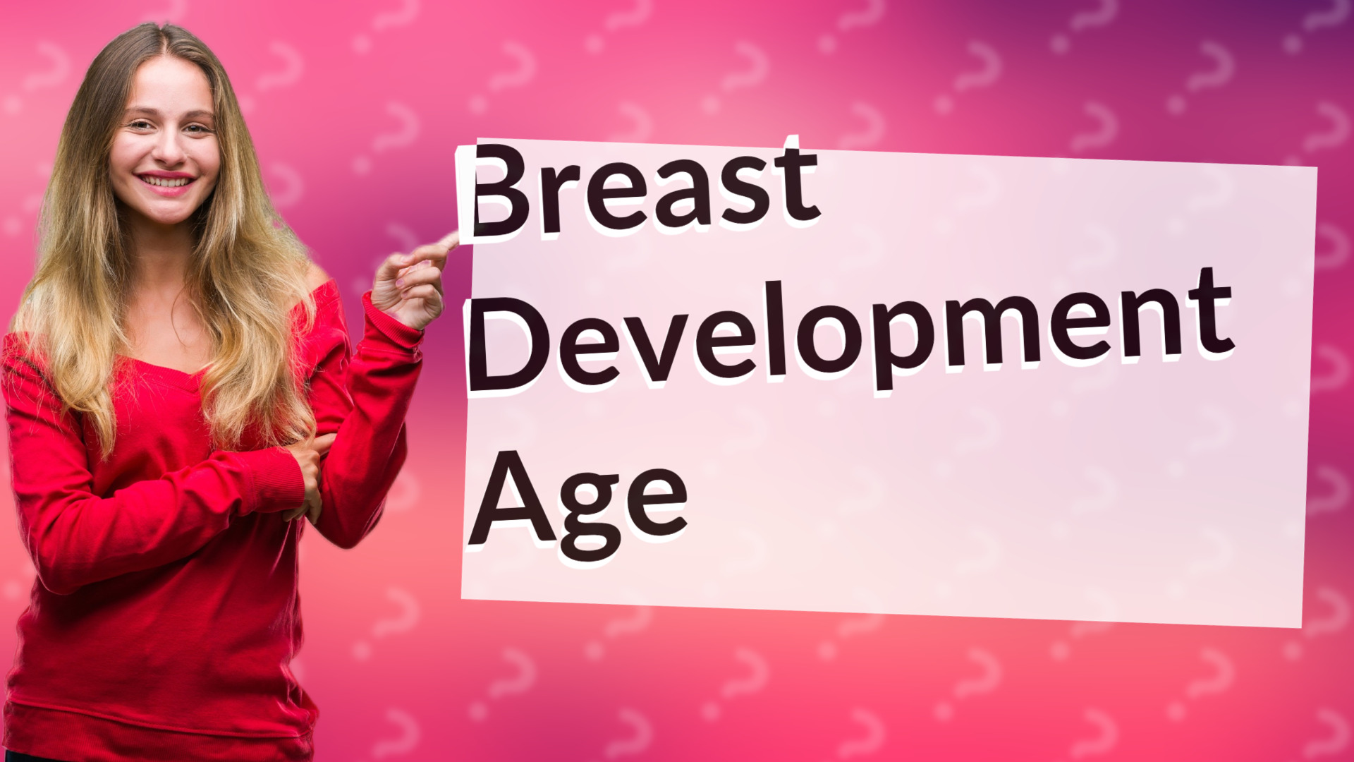 Breast Development Age