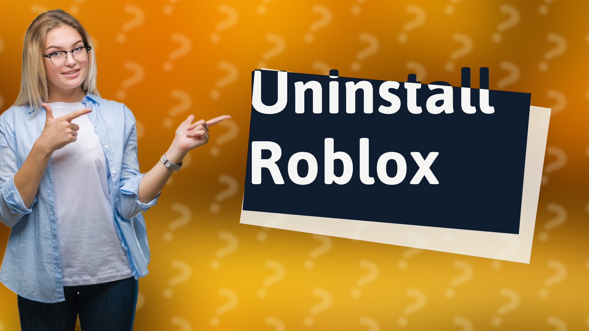 Uninstall Roblox