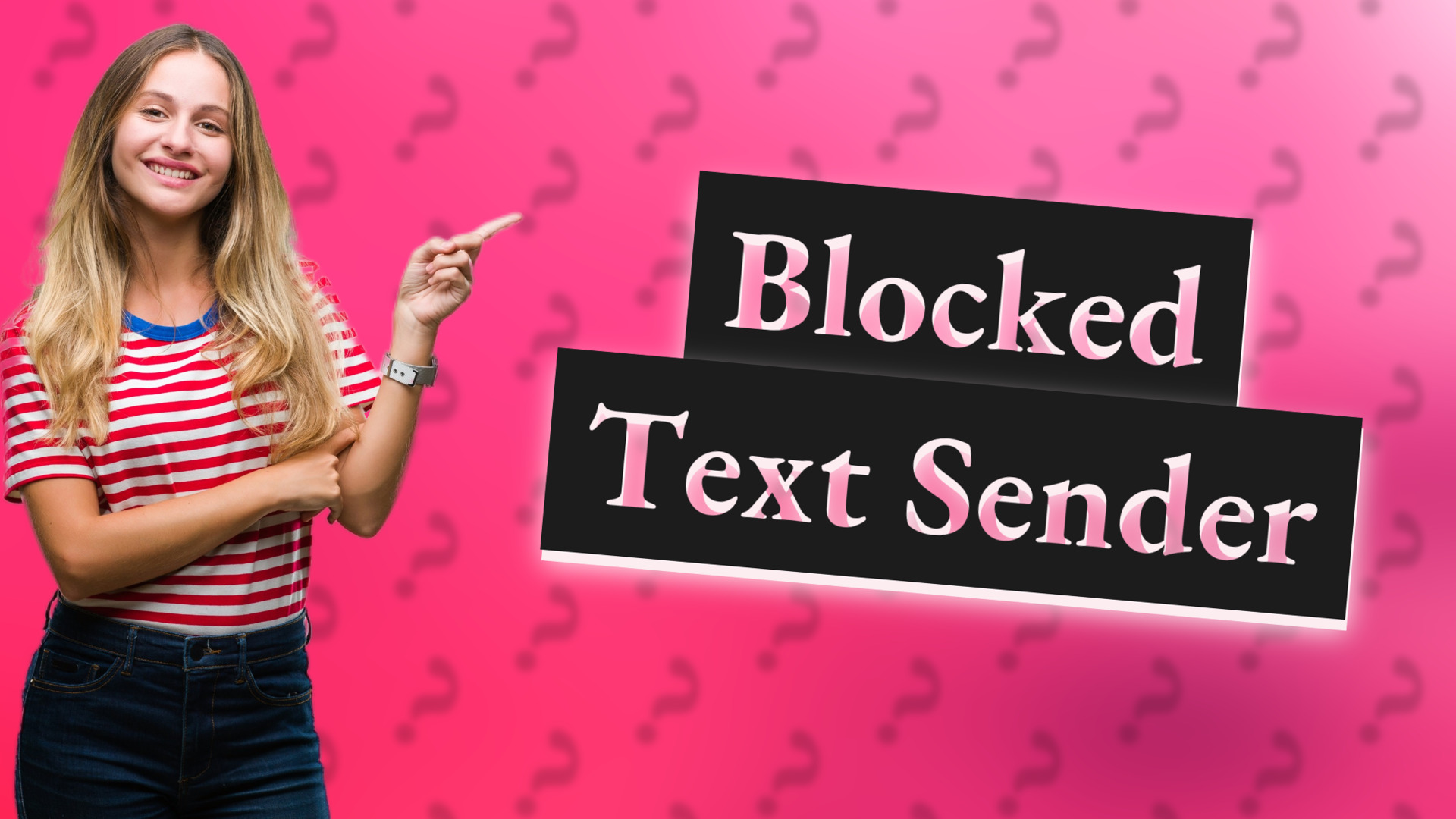 Blocked Text Sender
