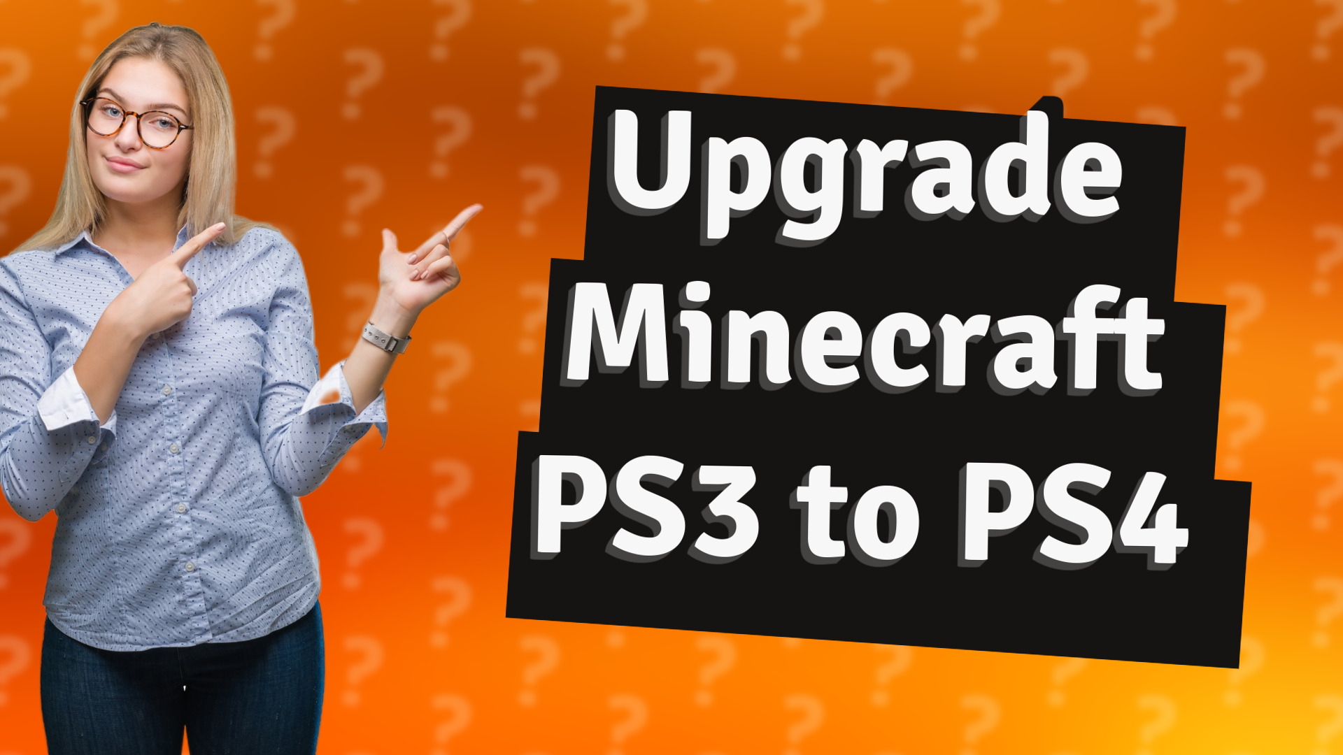 Upgrade Minecraft PS3 to PS4