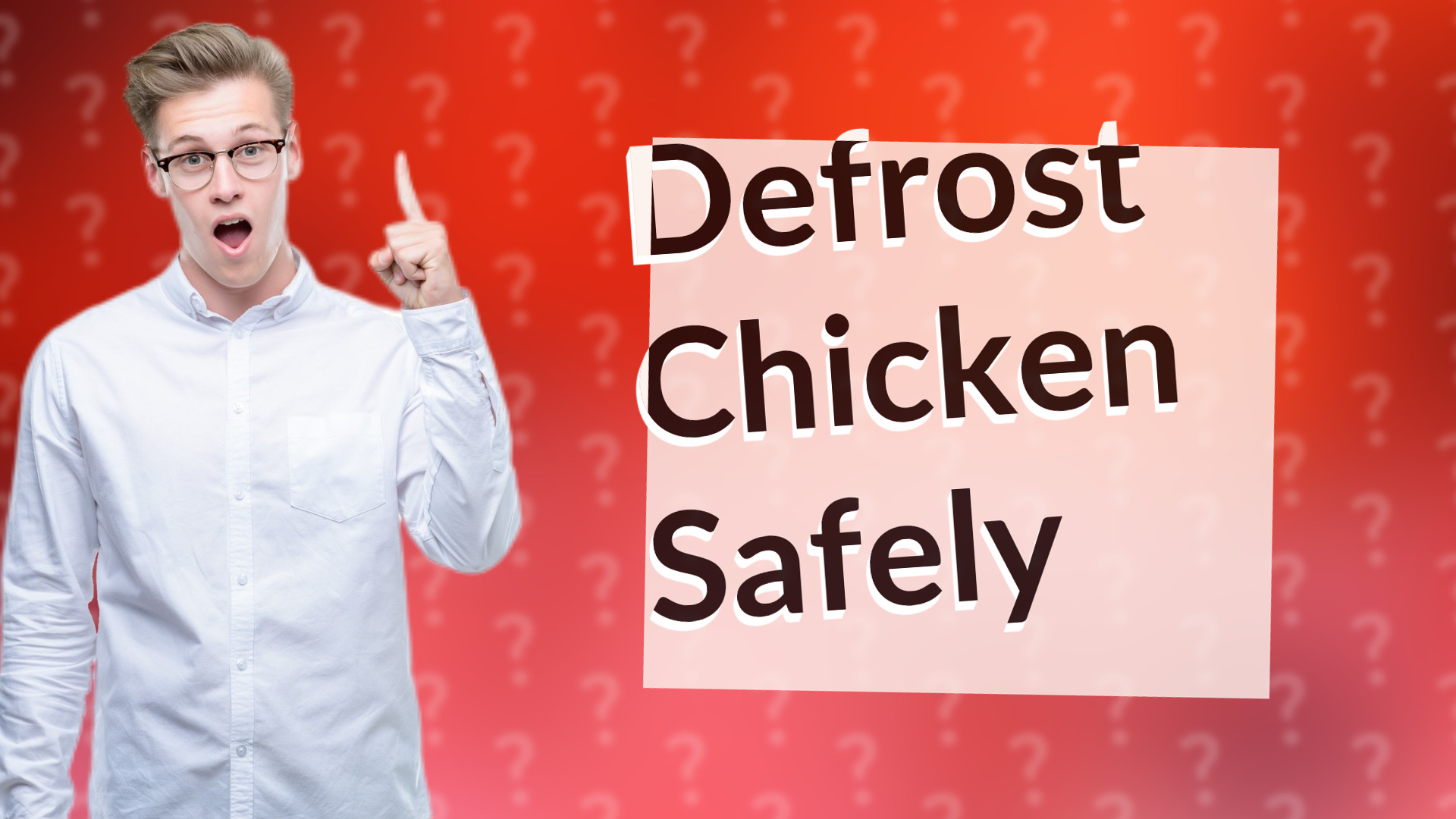 Defrost Chicken Safely