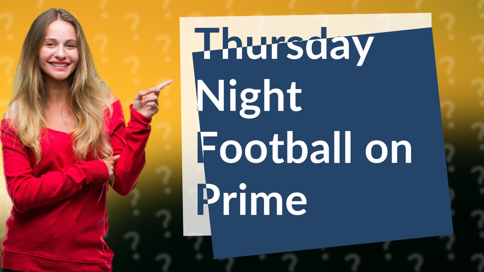 Thursday Night Football on Prime