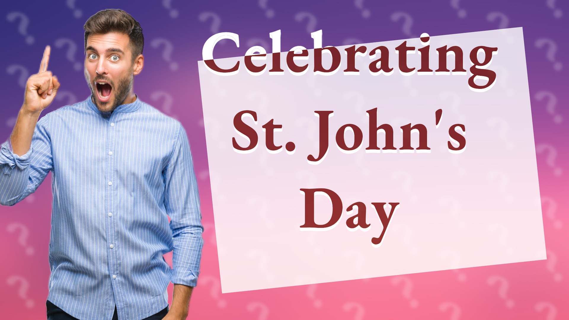 Celebrating St. John's Day