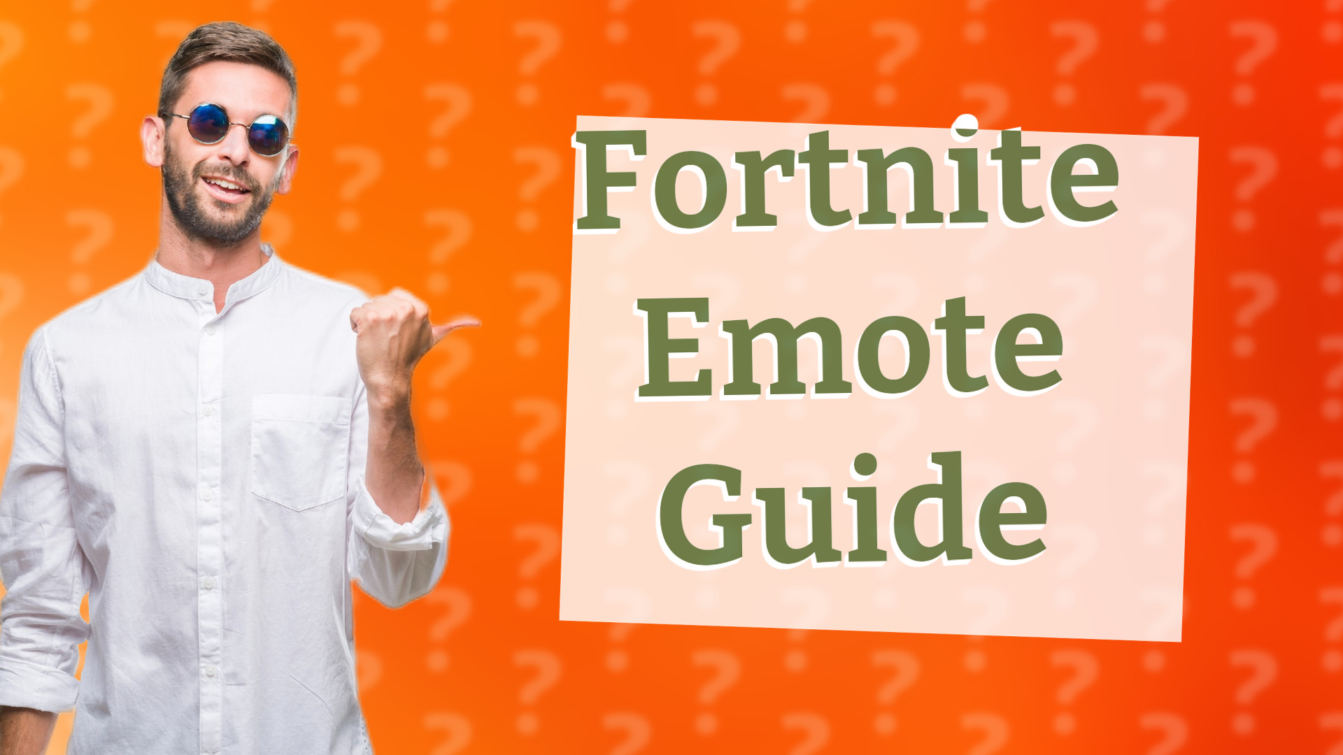 Fortnite Emote Guide