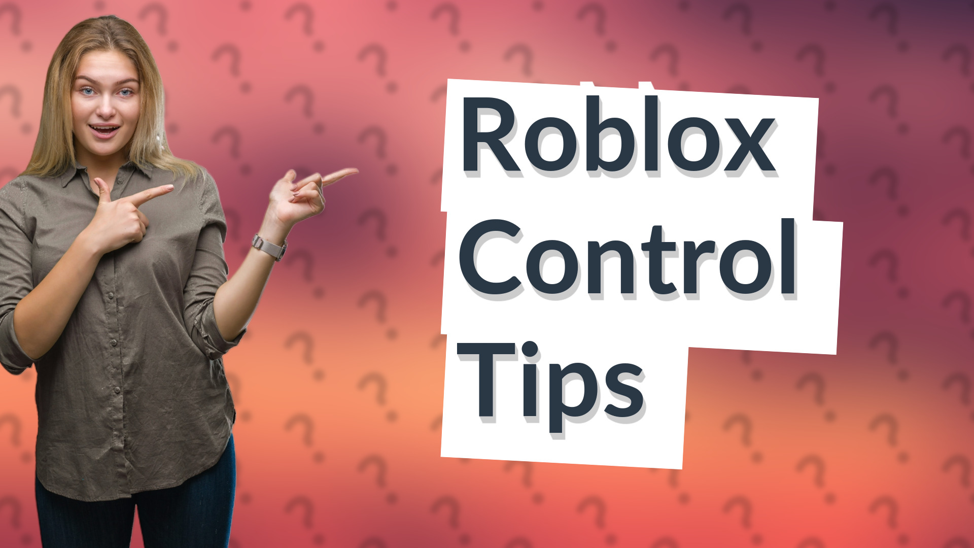 Roblox Control Tips