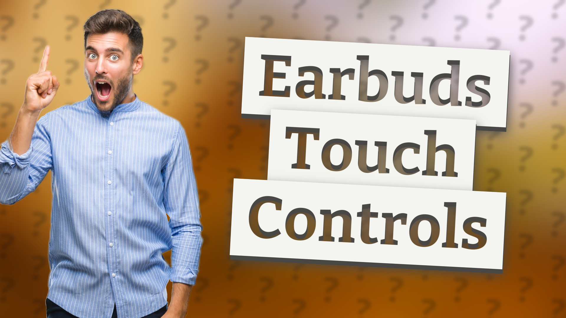 Earbuds Touch Controls