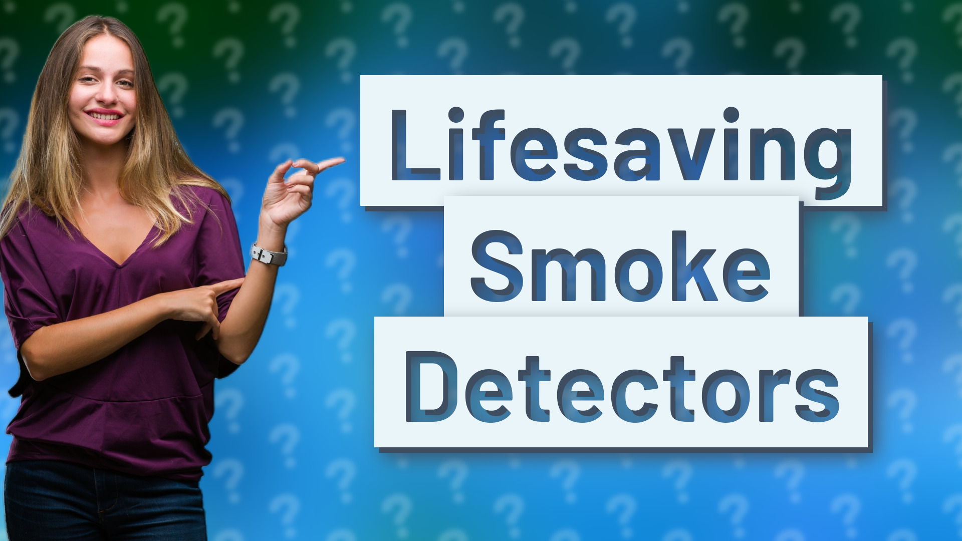 Lifesaving Smoke Detectors