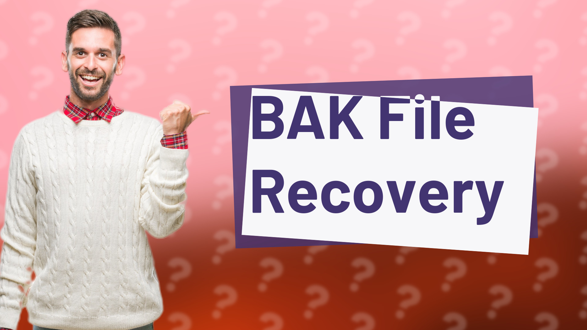 BAK File Recovery