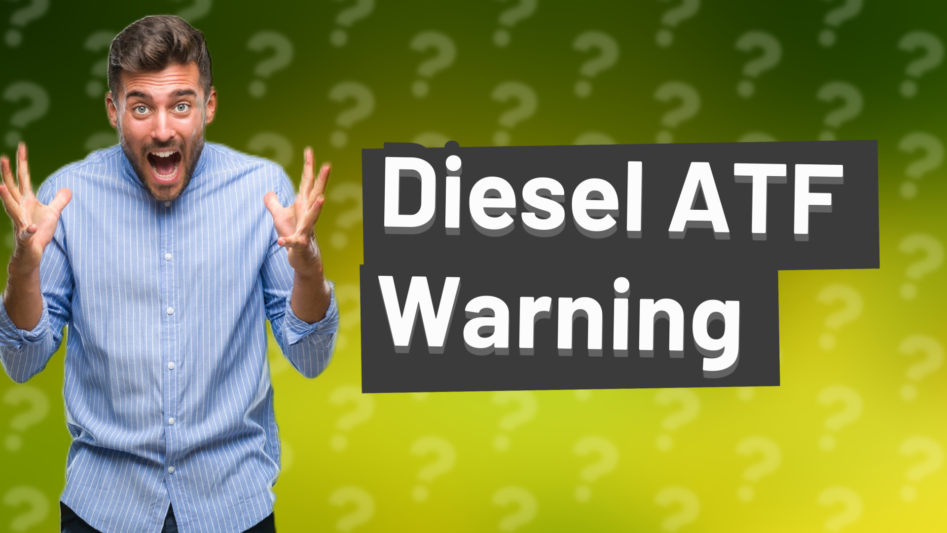 Diesel ATF Warning