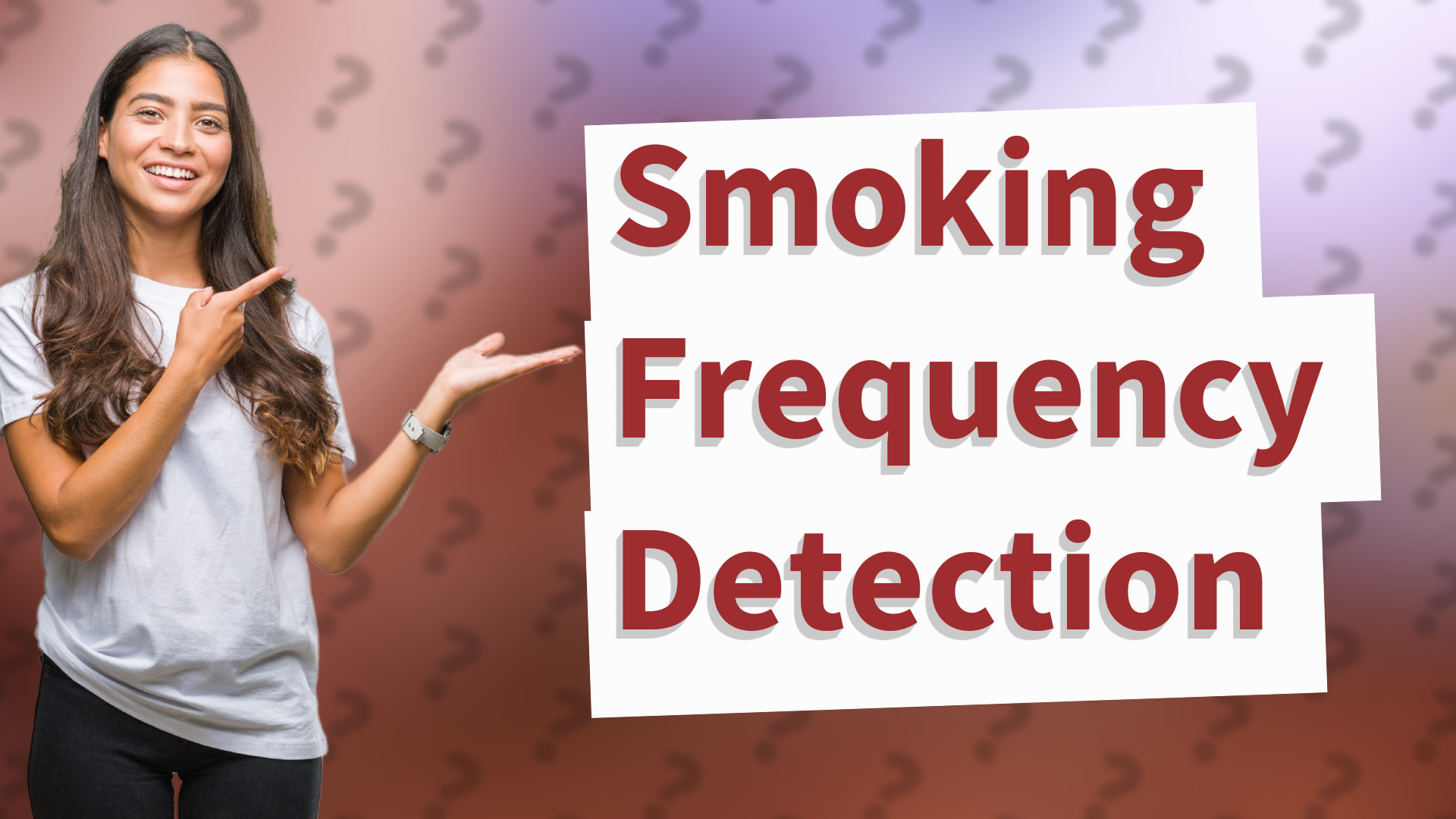 Smoking Frequency Detection