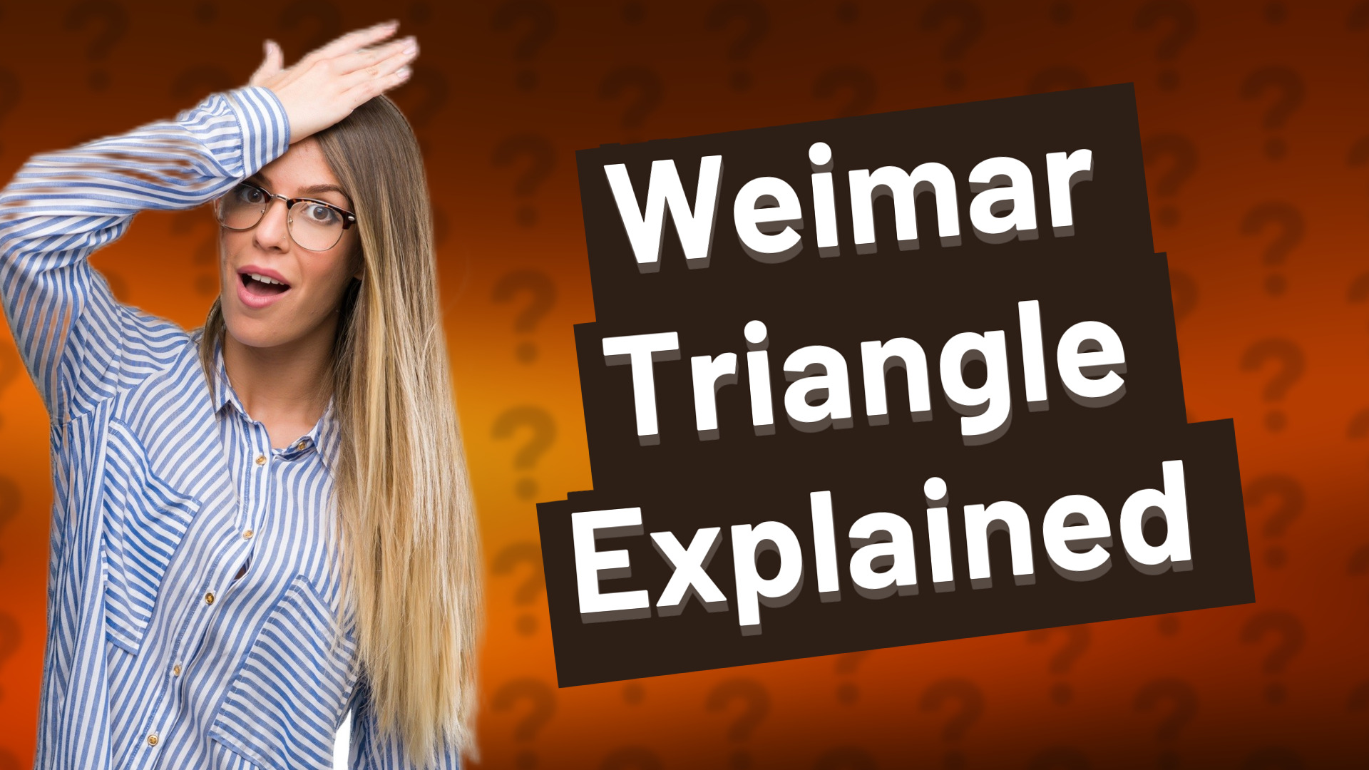 Weimar Triangle Explained