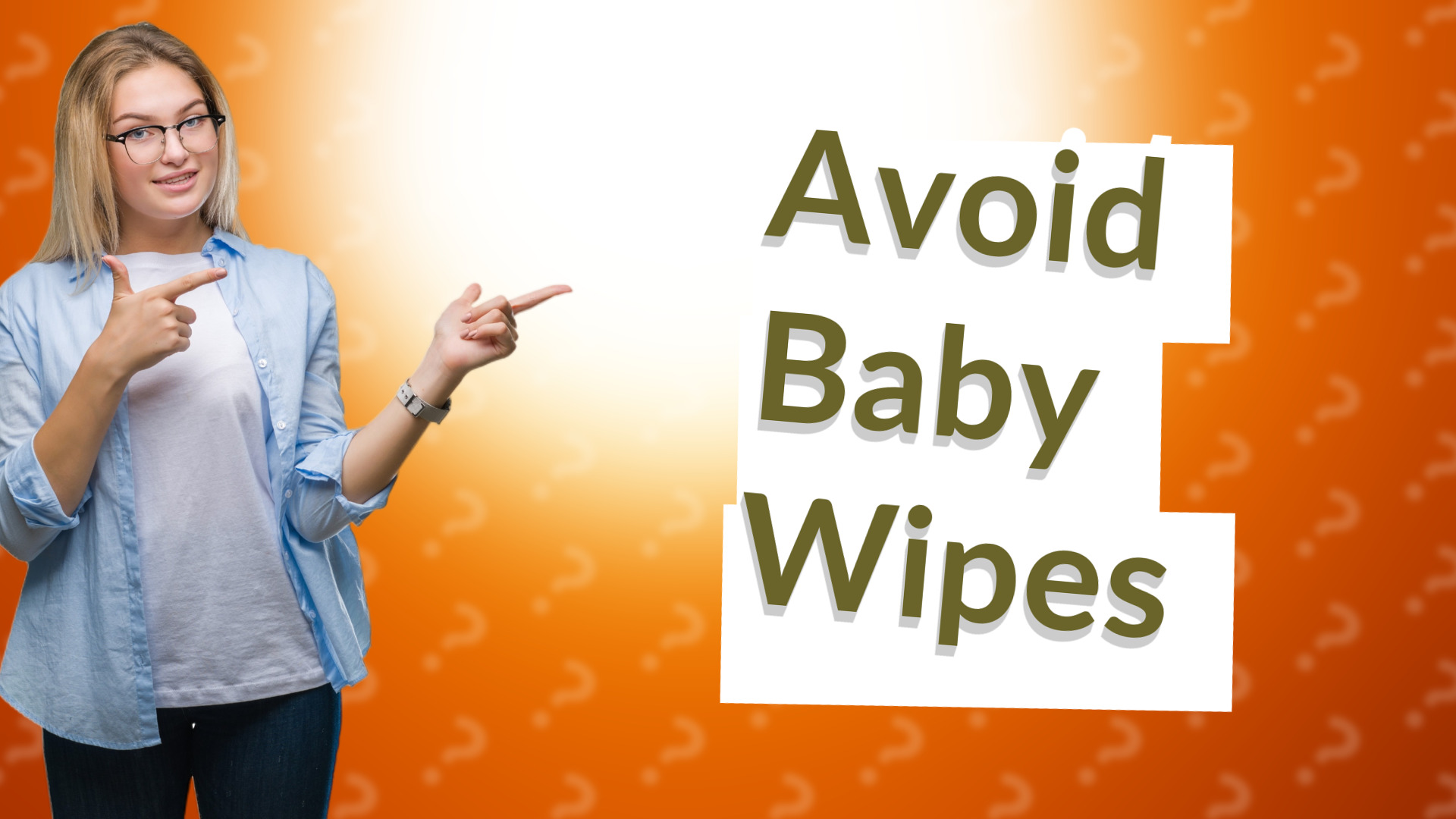 Avoid Baby Wipes