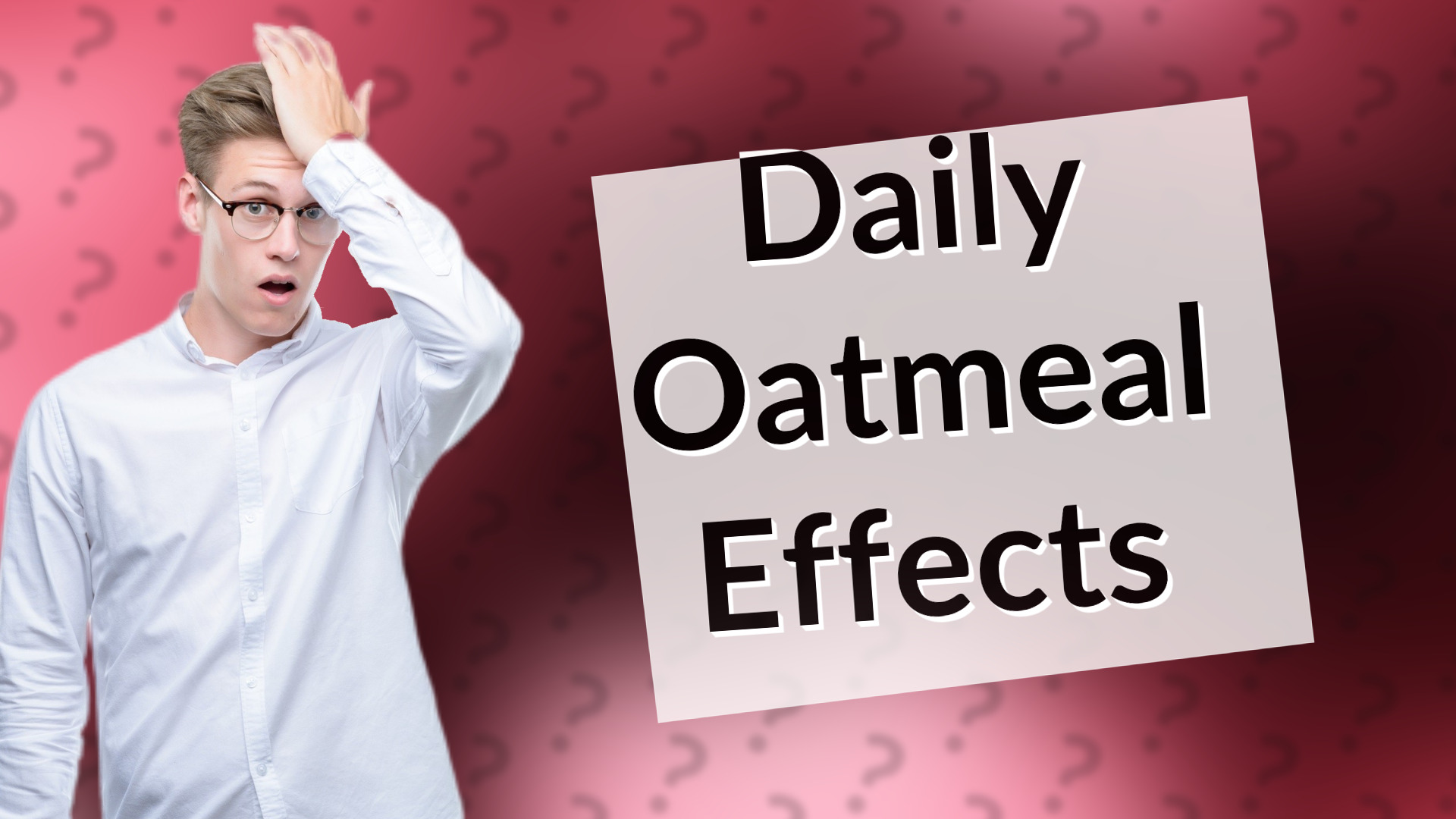 Daily Oatmeal Effects