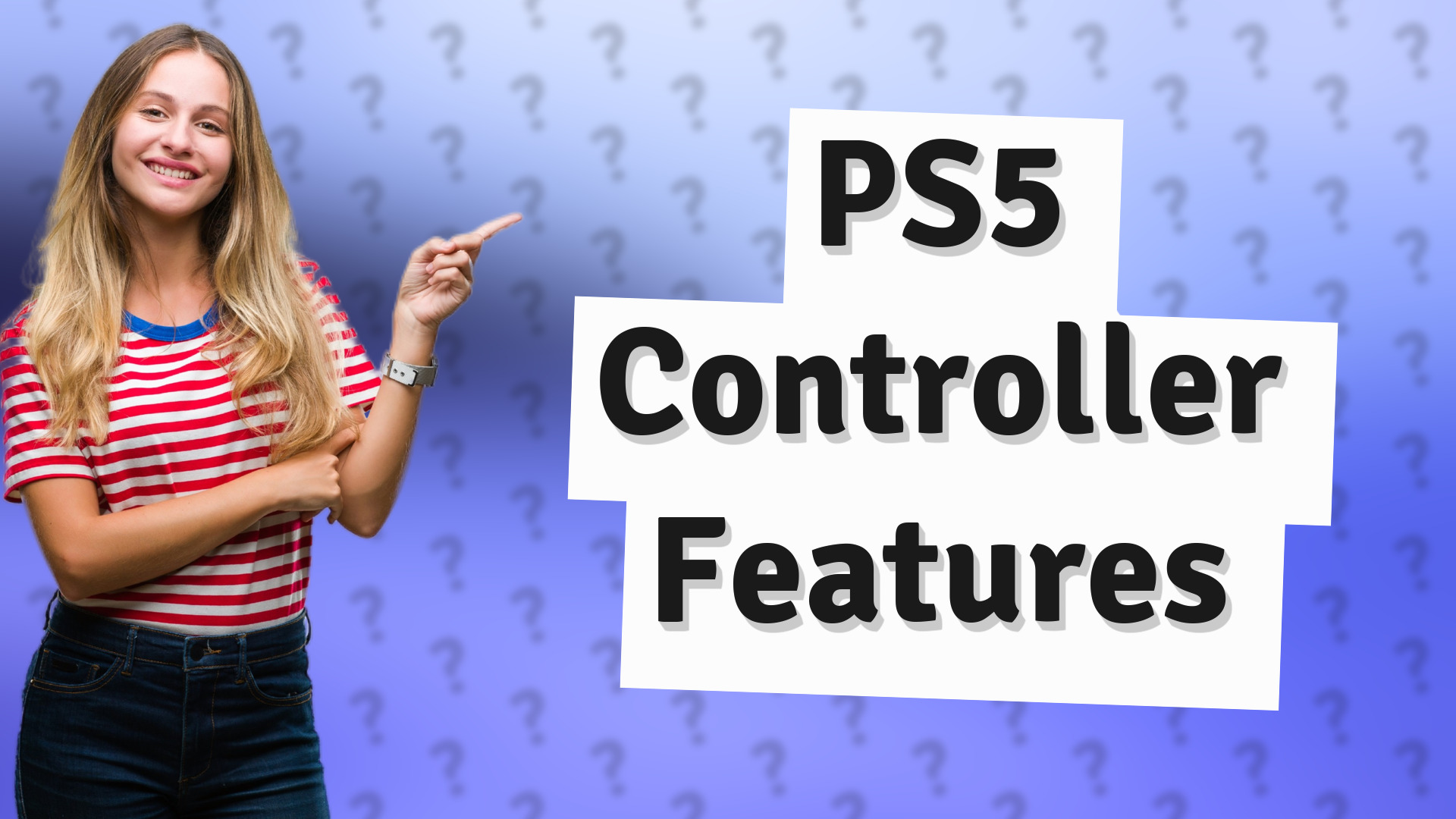 PS5 Controller Features