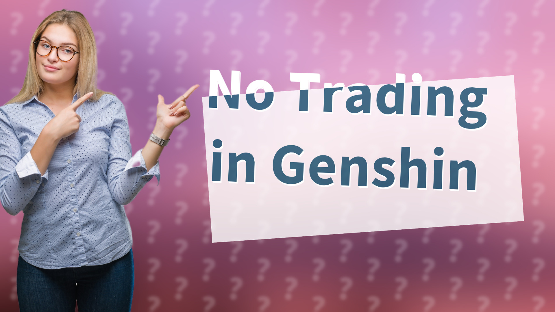 No Trading in Genshin