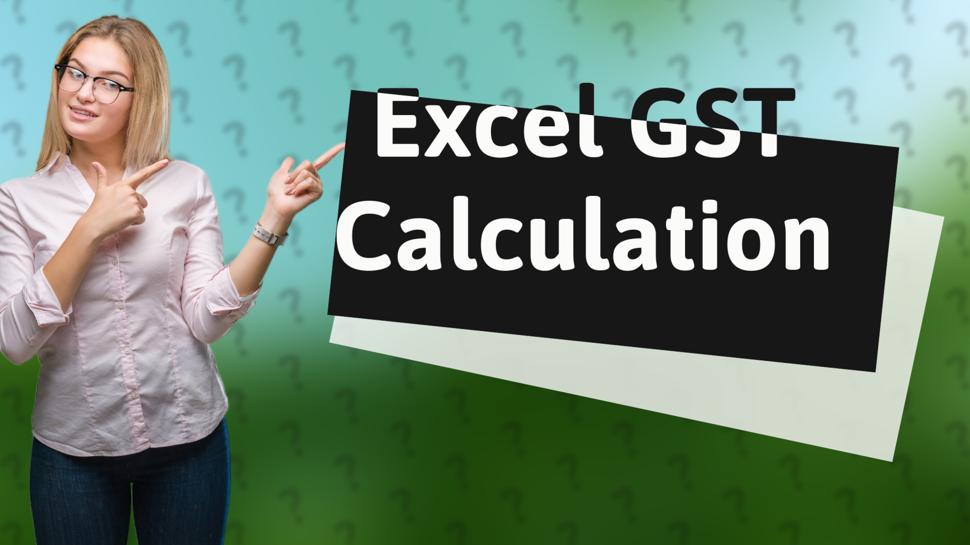 Excel GST Calculation