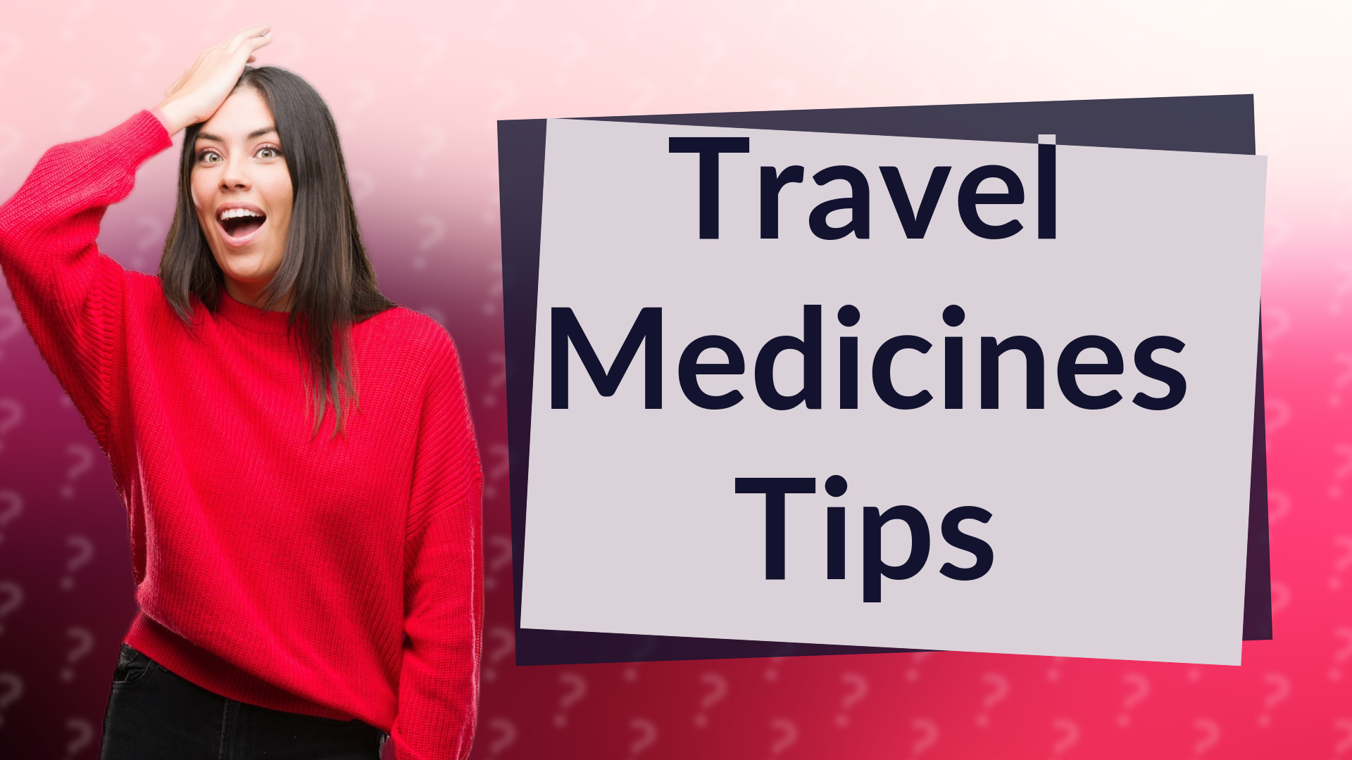 Travel Medicines Tips
