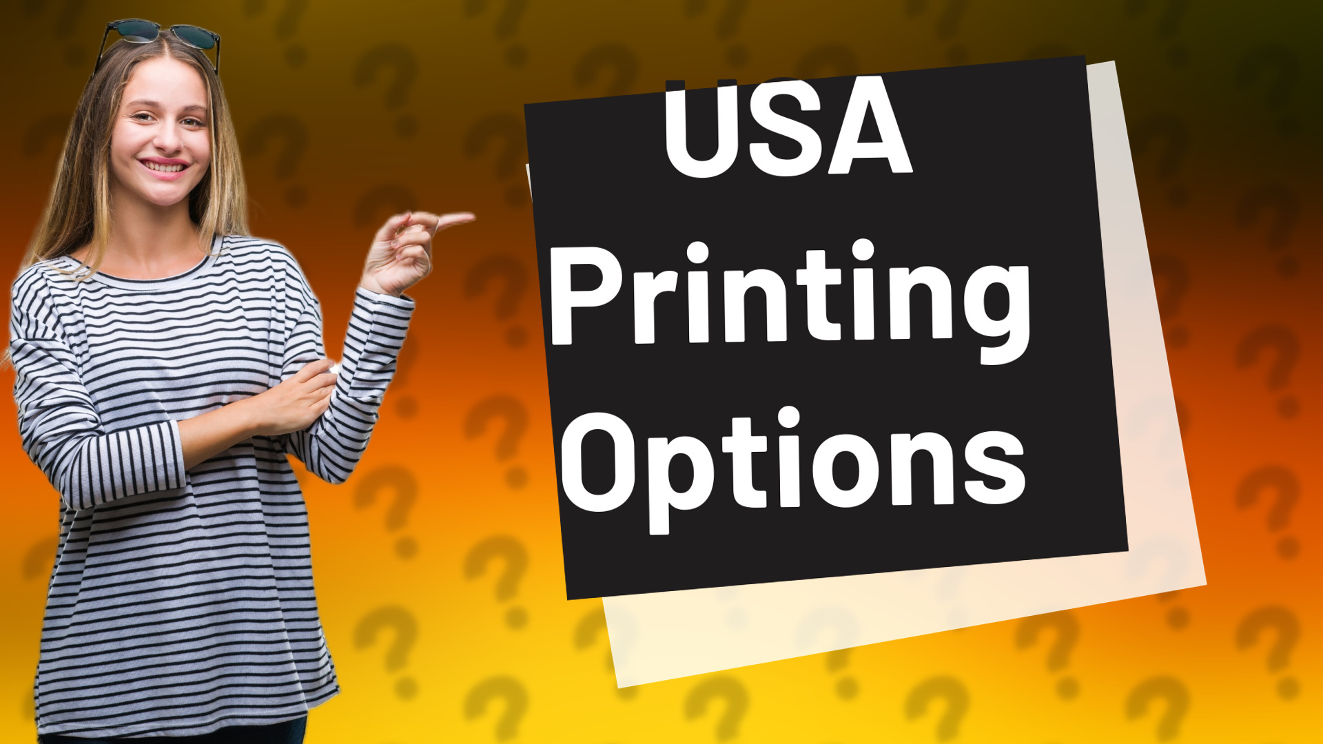 USA Printing Options