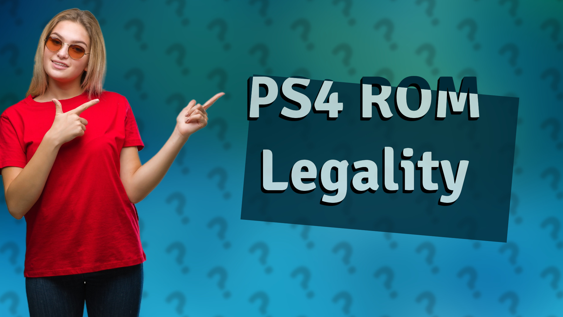 PS4 ROM Legality