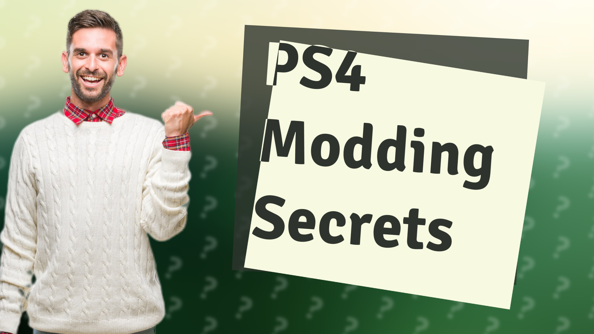PS4 Modding Secrets