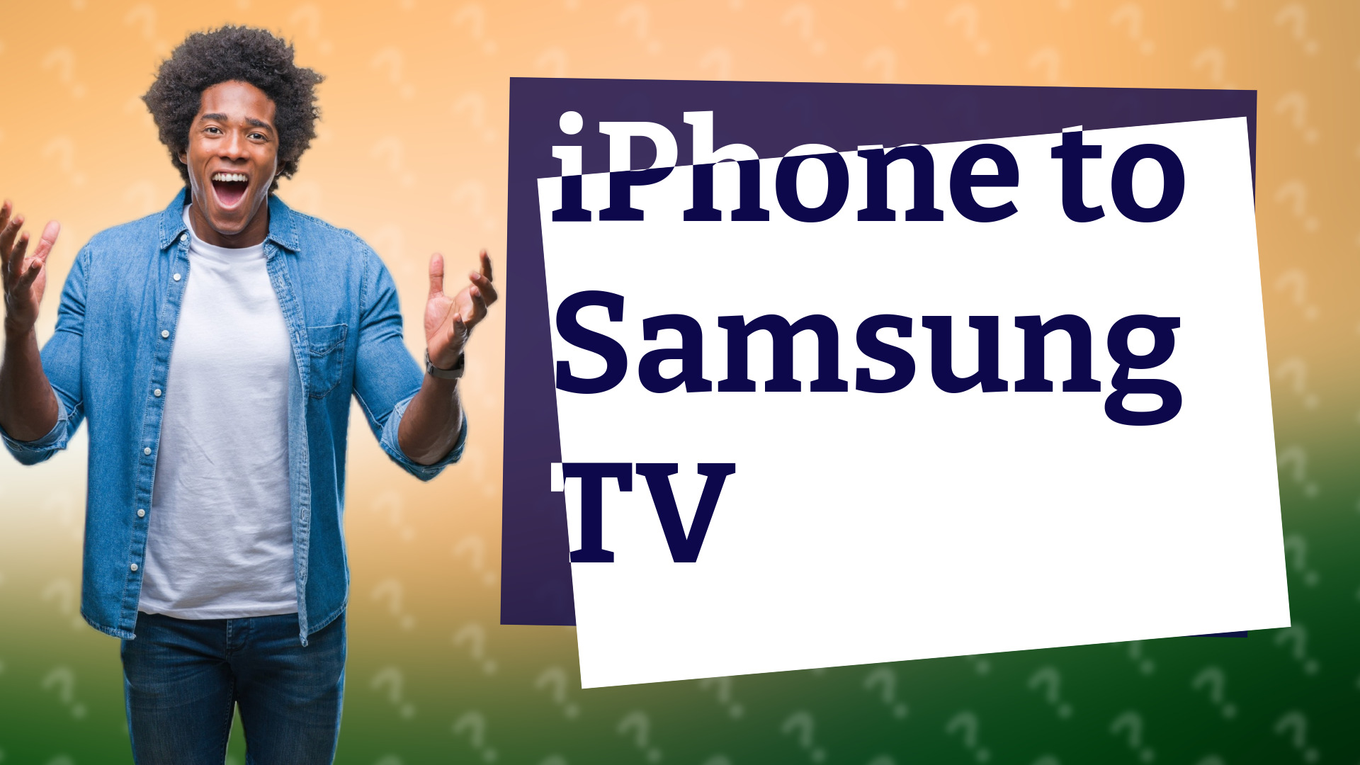 iPhone to Samsung TV