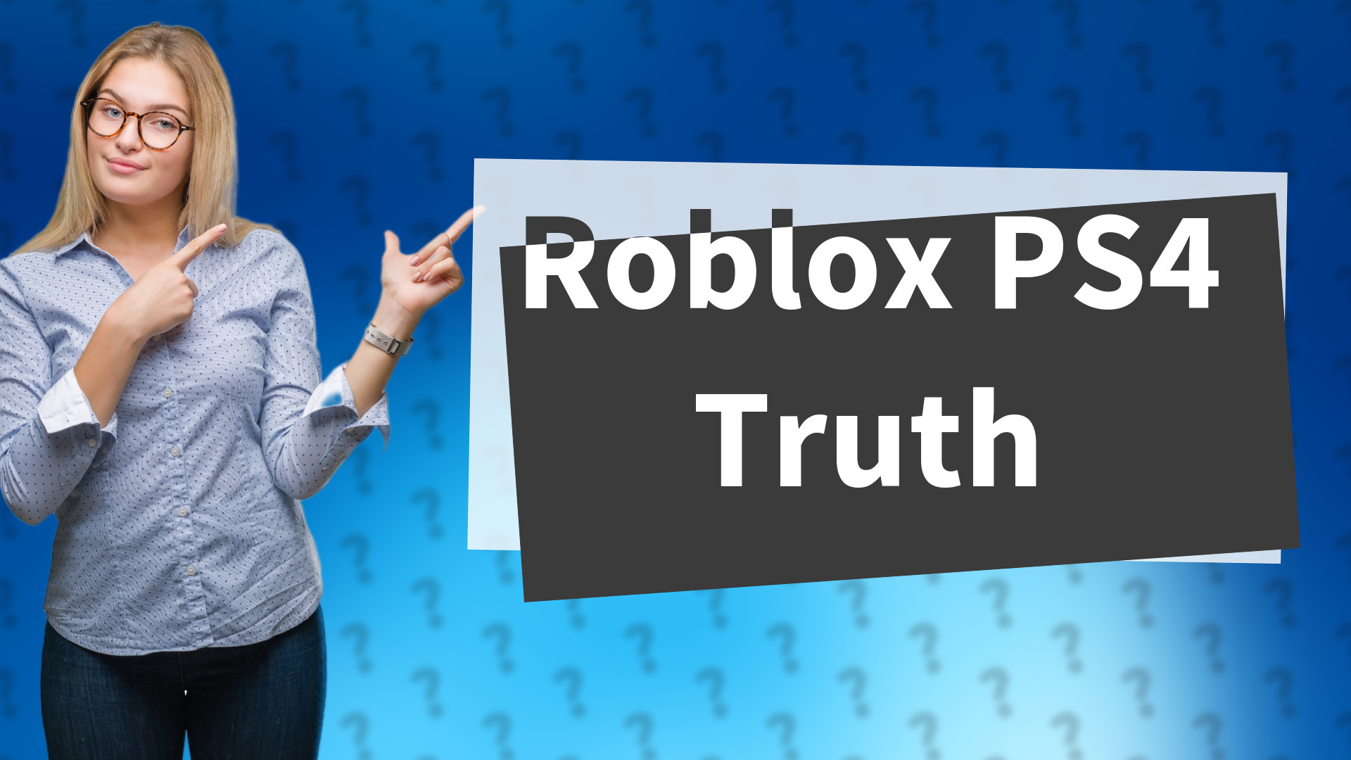 Roblox PS4 Truth