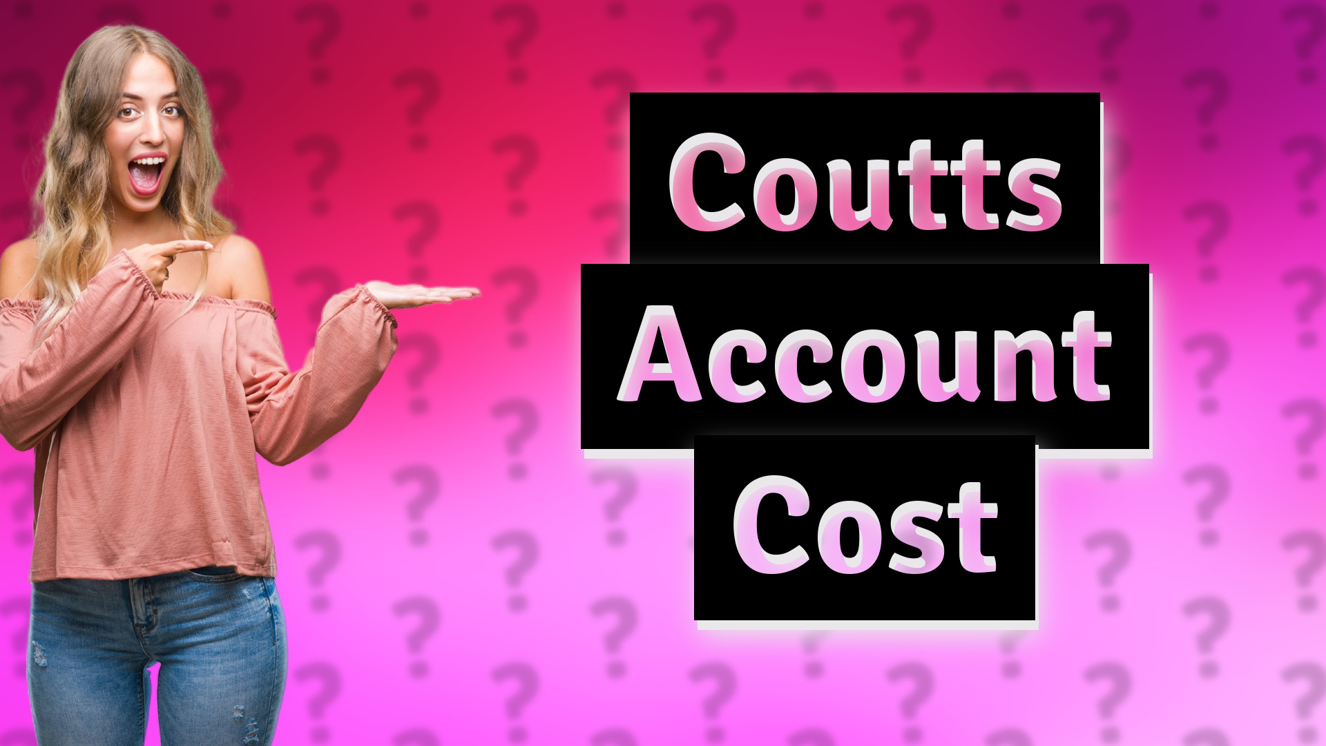 Coutts Account Cost