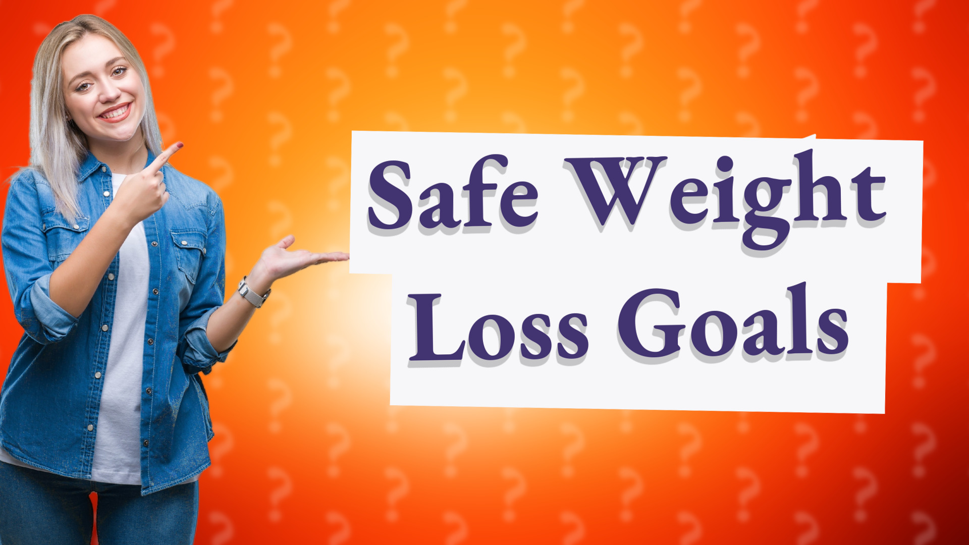 Safe Weight Loss Goals