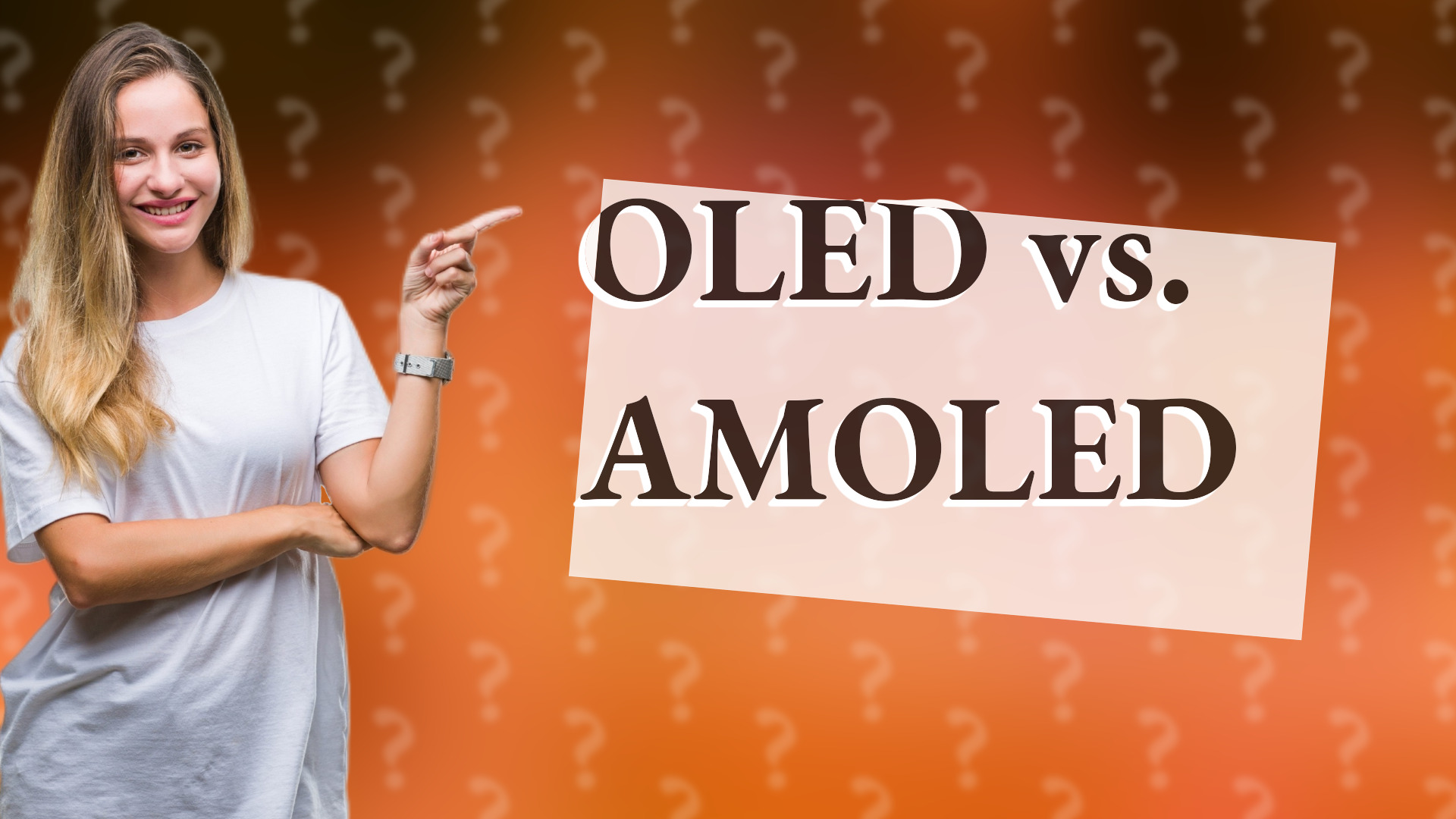 OLED vs. AMOLED