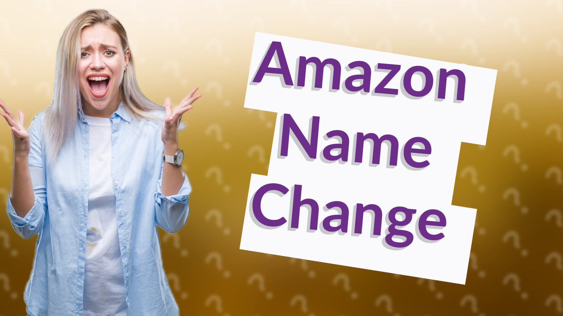 Amazon Name Change