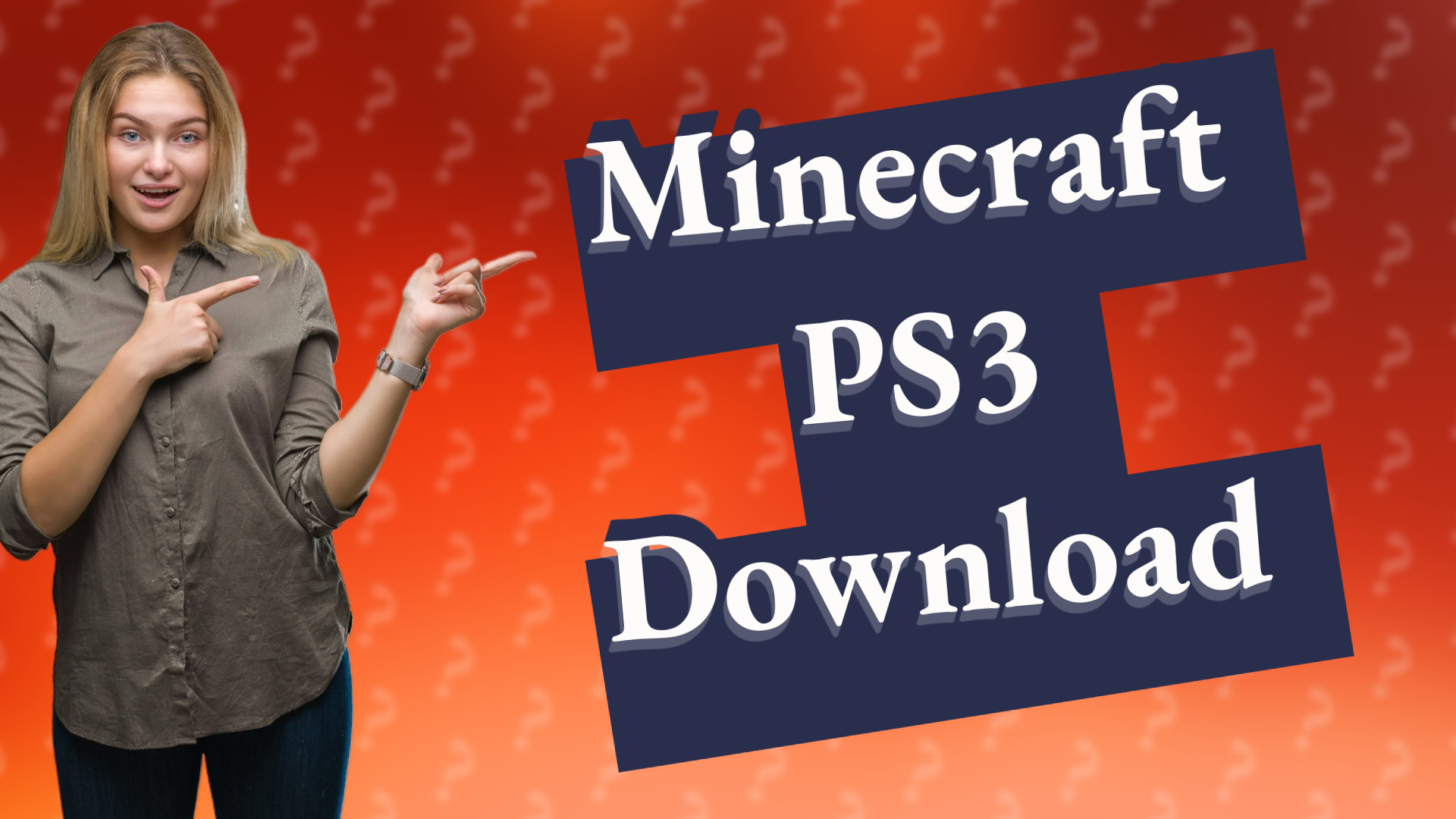 Minecraft PS3 Download