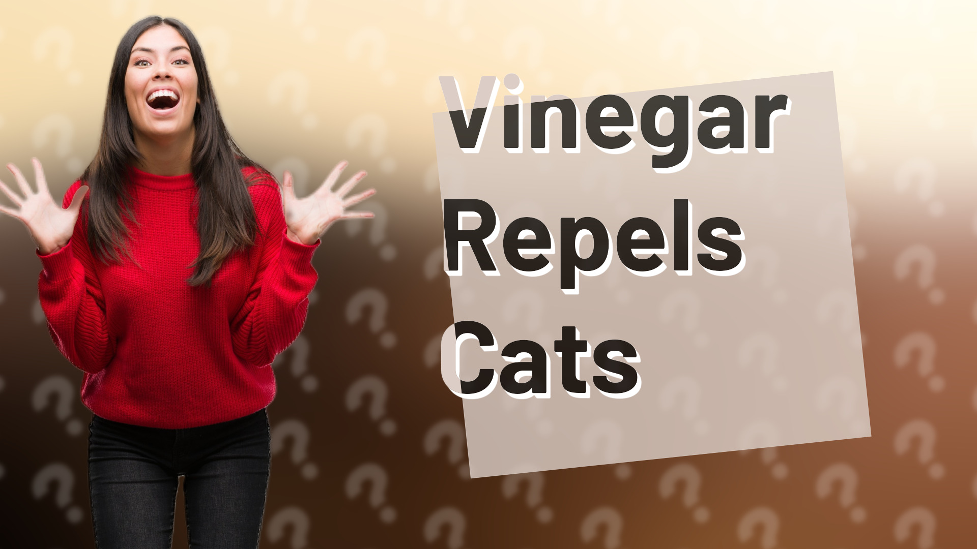 Vinegar Repels Cats