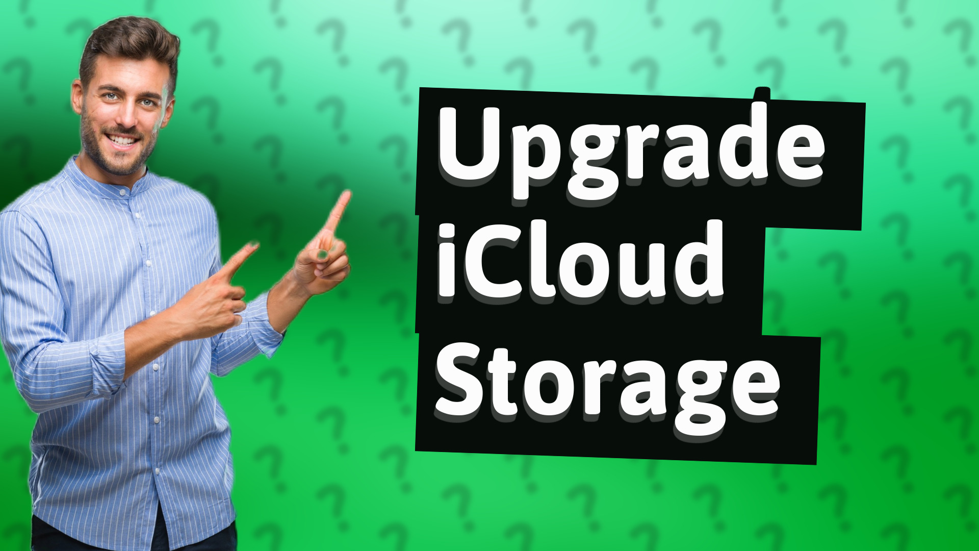 Upgrade iCloud Storage