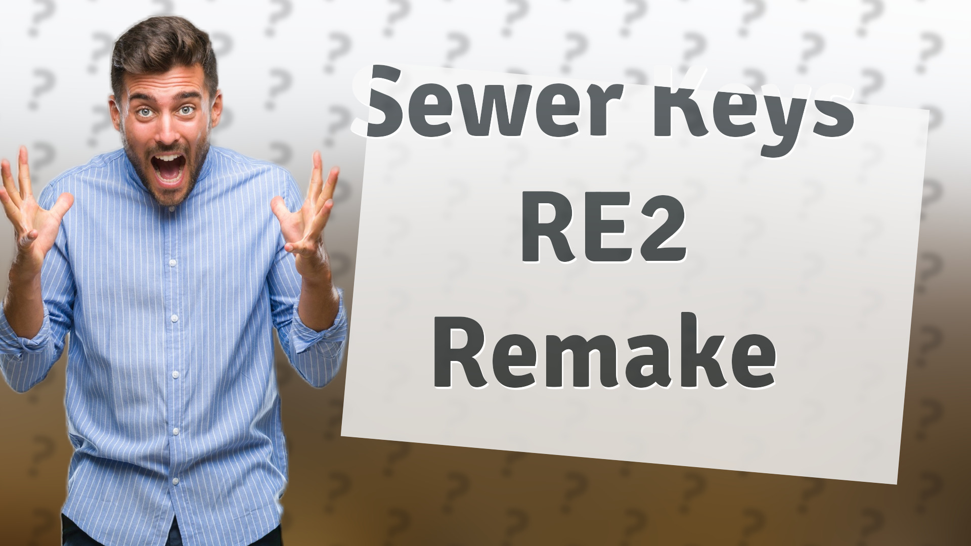 Sewer Keys RE2 Remake